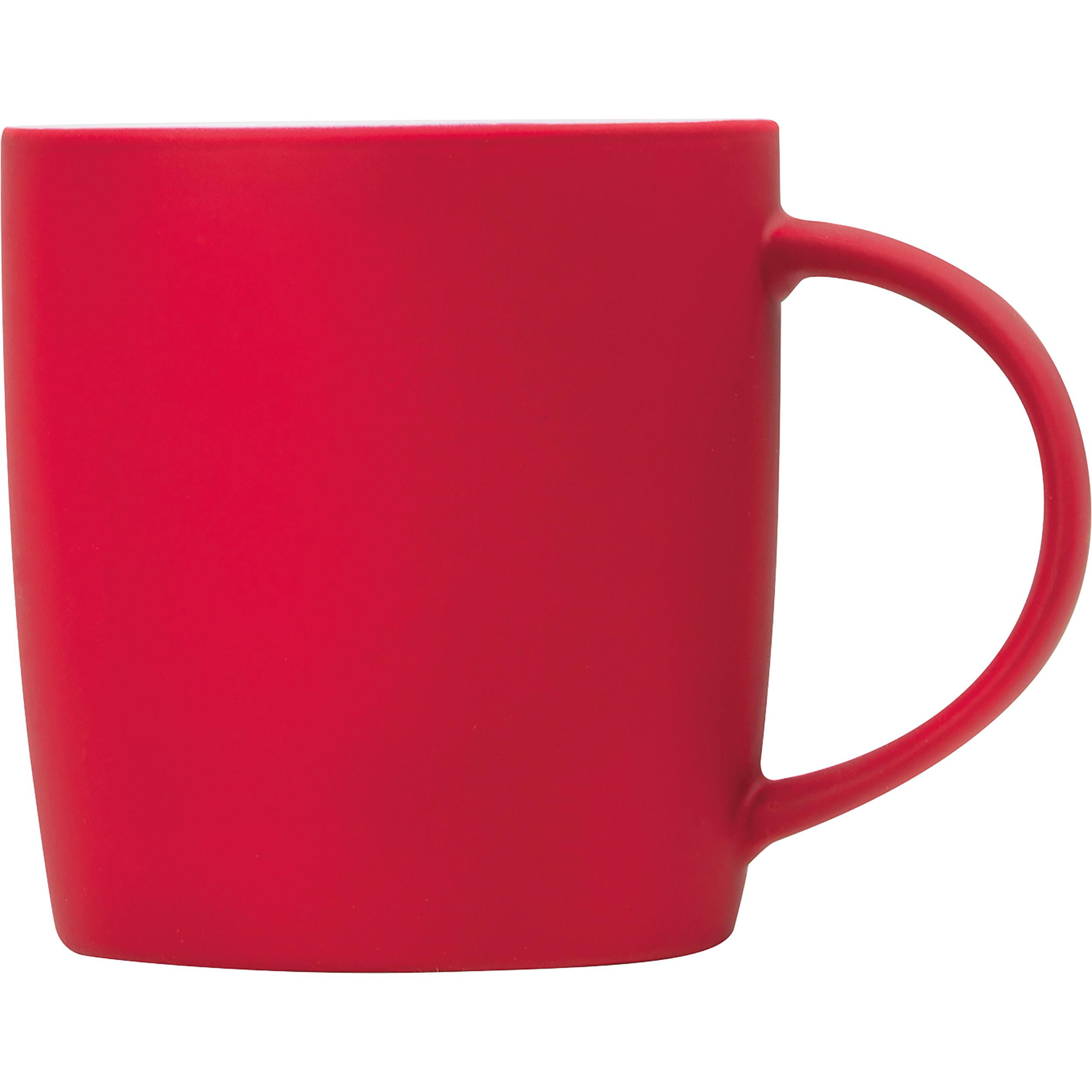 Tasse aus Porzellan, außen gummiert, 300ml ULF