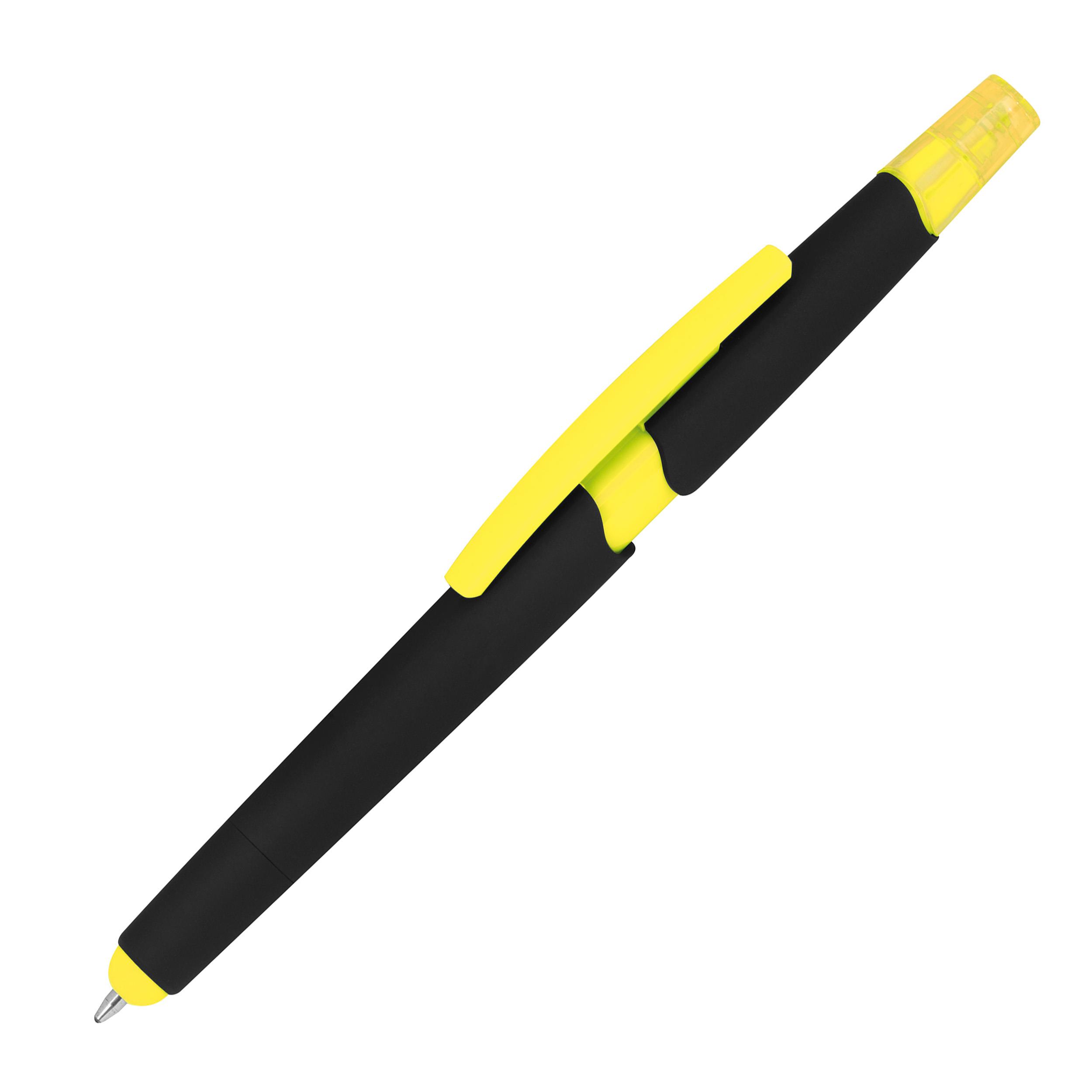 Kugelschreiber mit Textmarker und Touchfunktion EMMETT