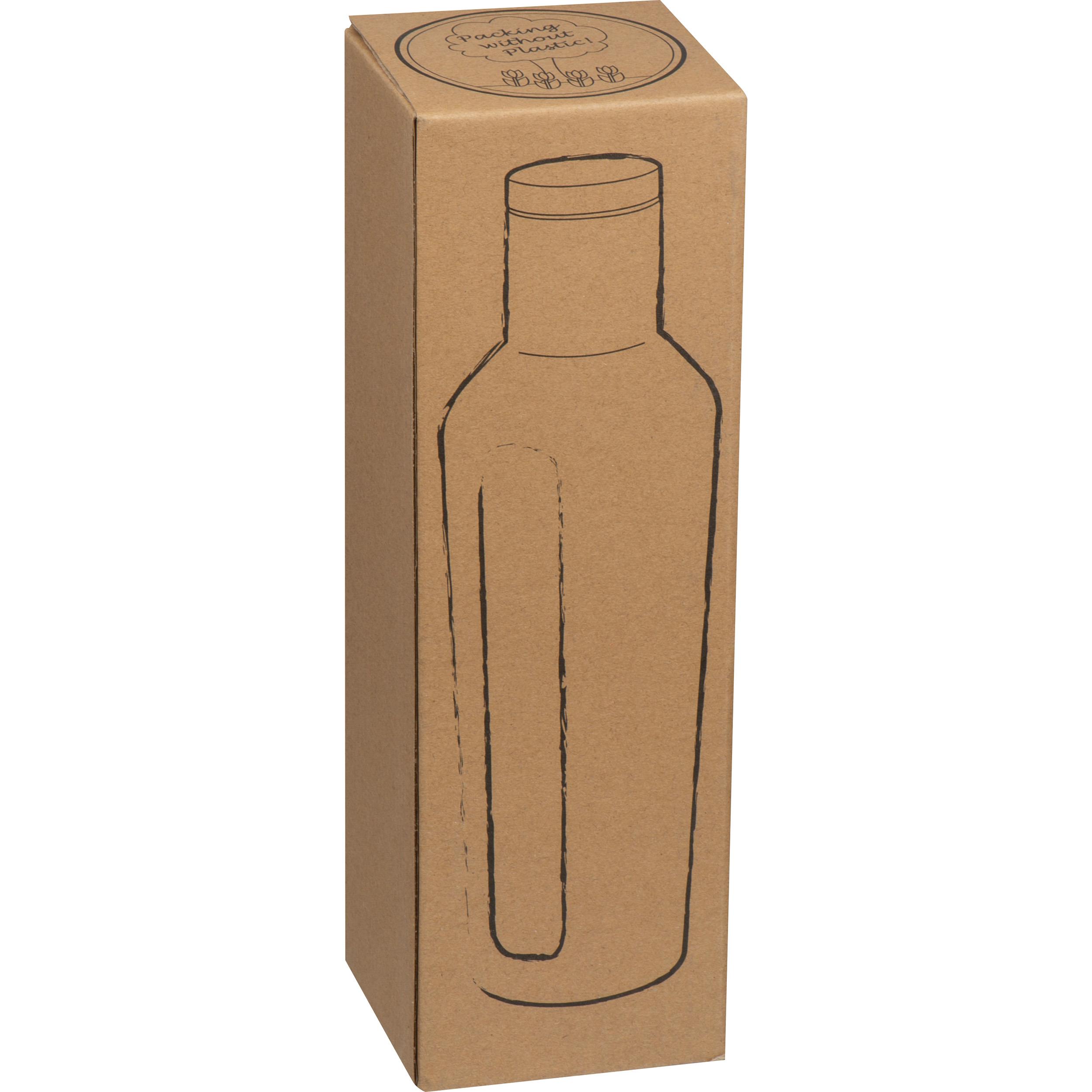 Vakuum Isolierflasche aus Edelstahl, 500ml NATALIE