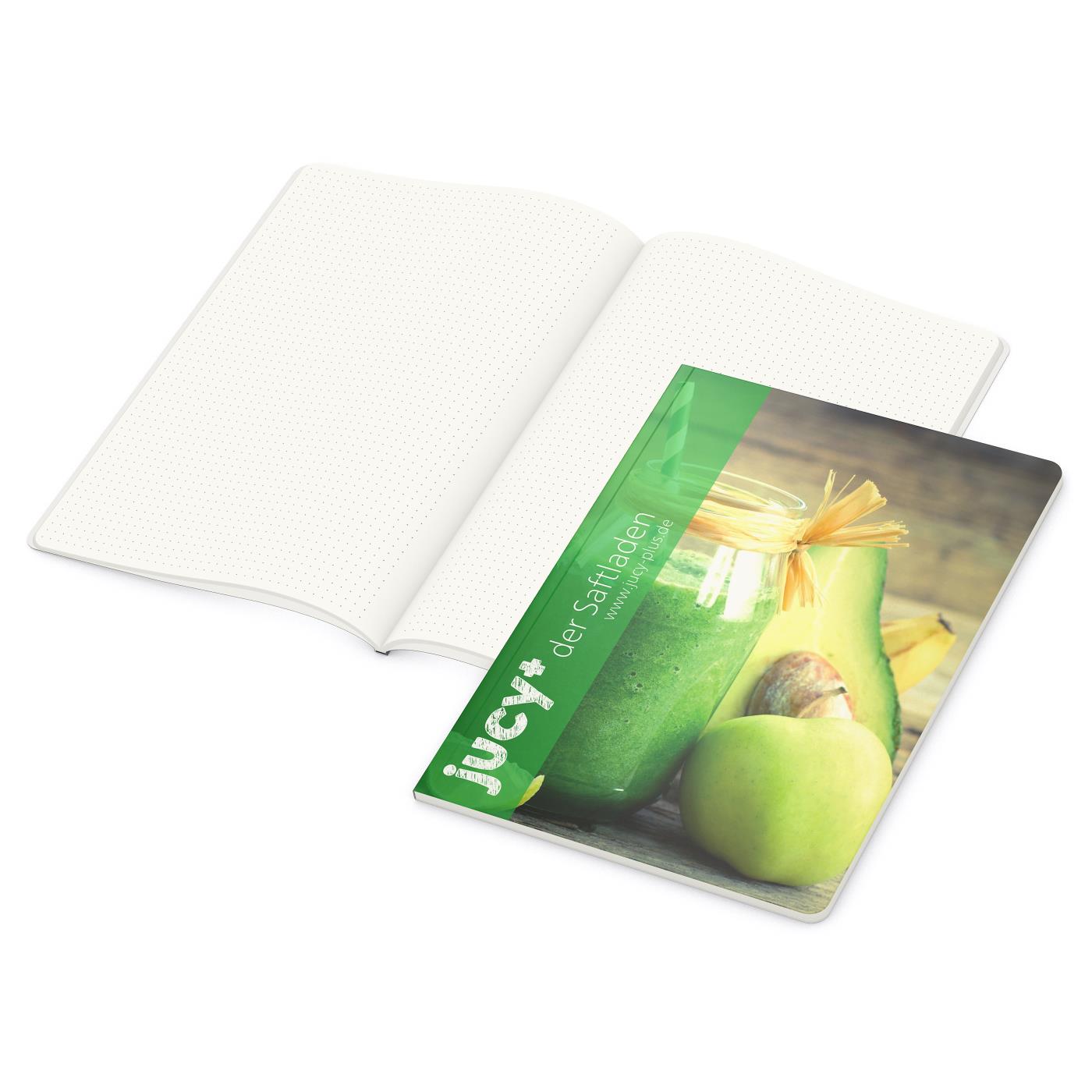 Notizbuch Copy-Book Recycling-Inhaltspapier Naturkarton-Softcover individuell