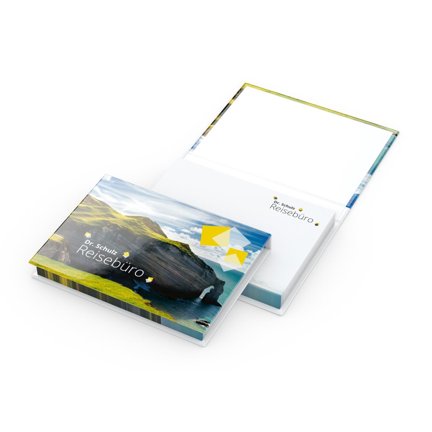 Haftnotizblock Hardcover Dublin Format mittelgroß 100 Haftzettel