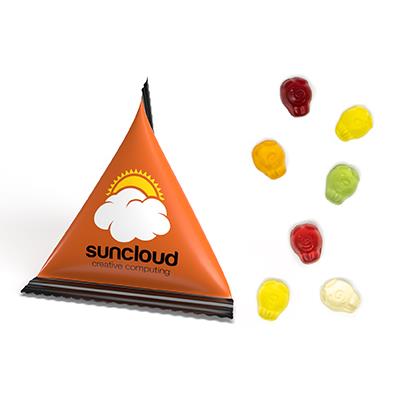 Mini Tetraeder Fruchtgummi