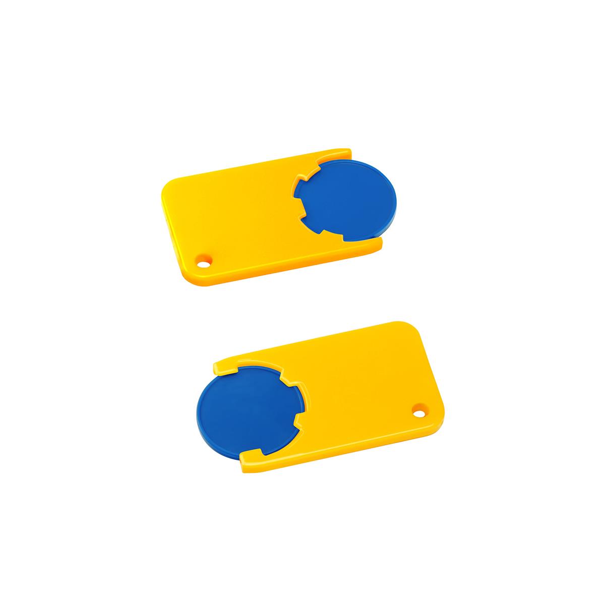 Chip blau, Chiphalter gelb