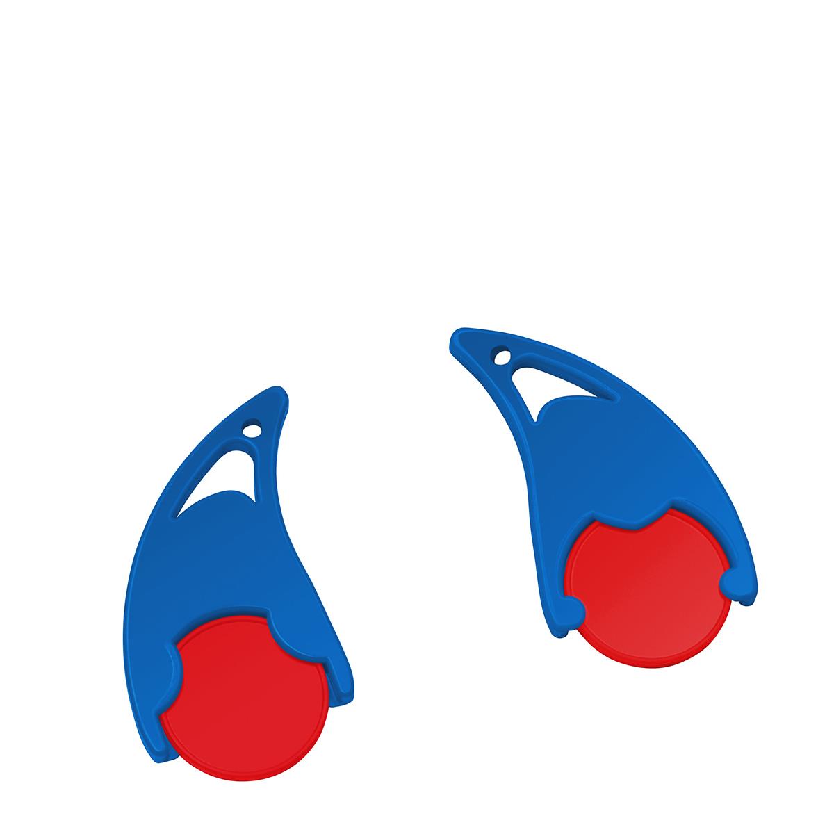 Chip rot, Chiphalter blau