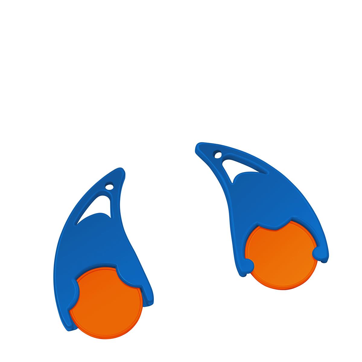 Chip orange, Chiphalter blau
