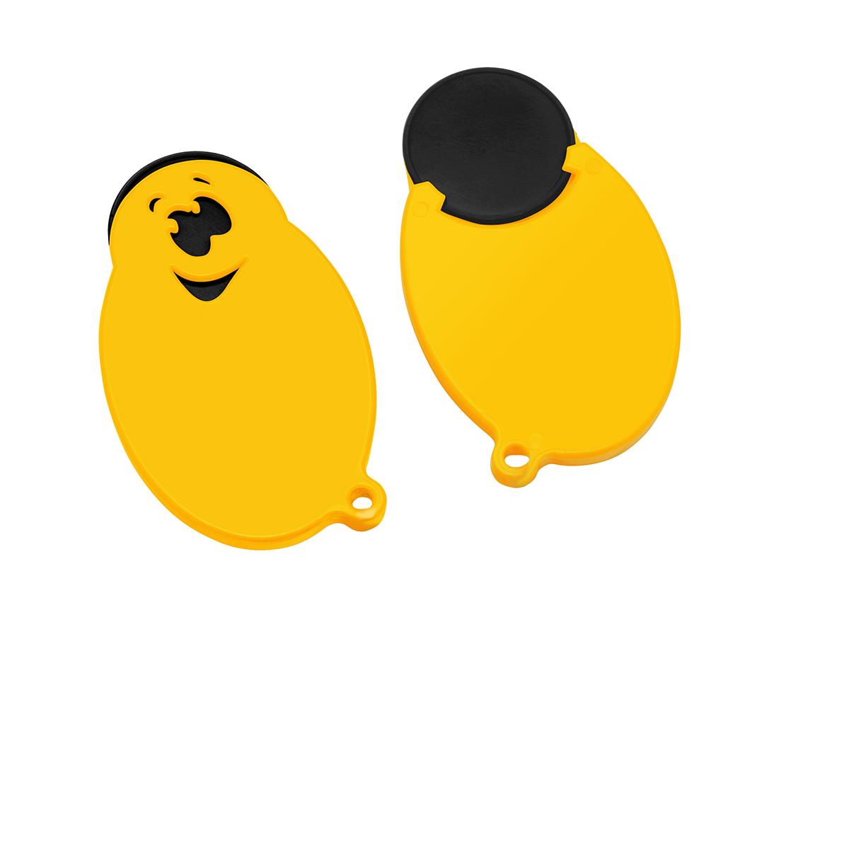 Chip schwarz, Chiphalter gelb