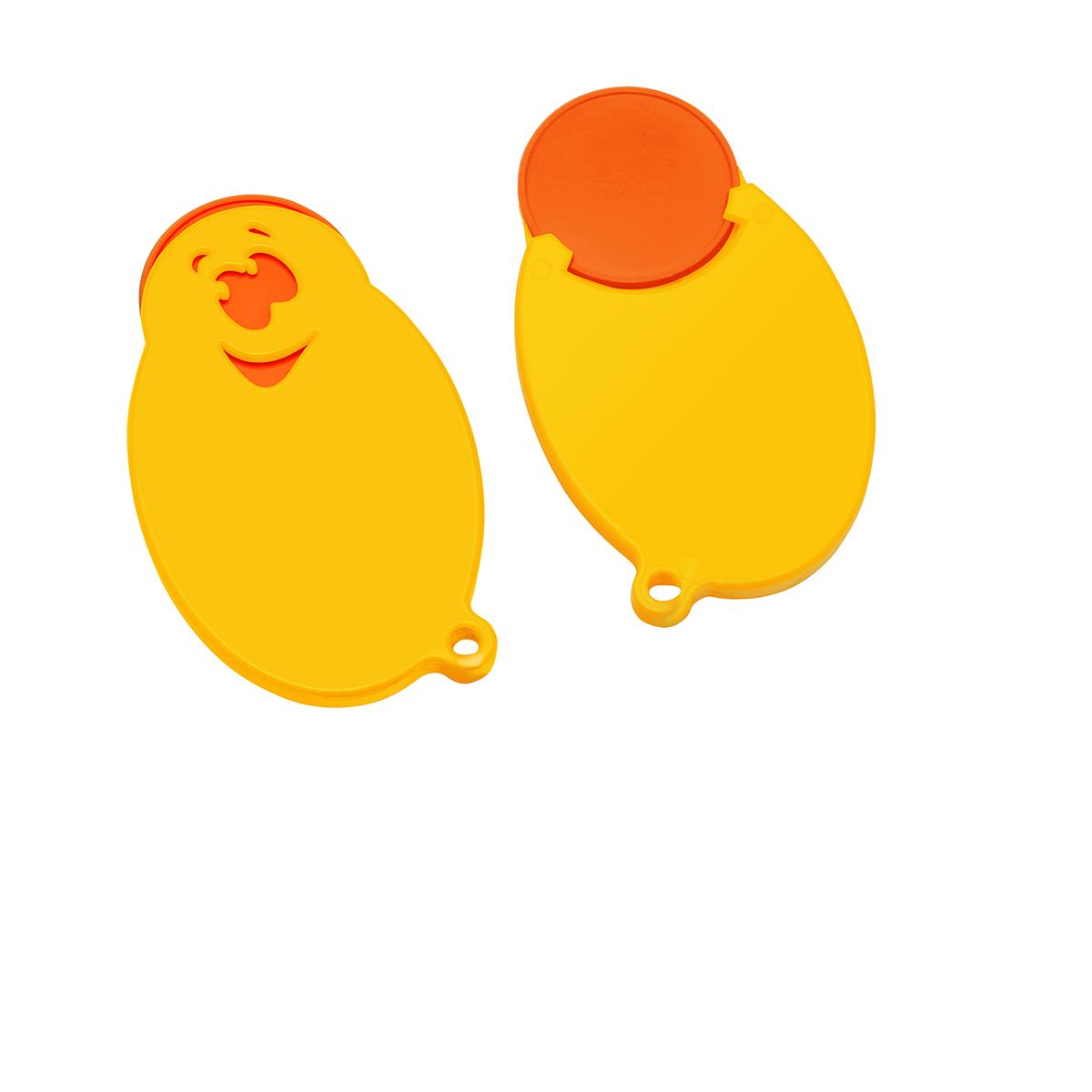 Chip orange, Chiphalter gelb