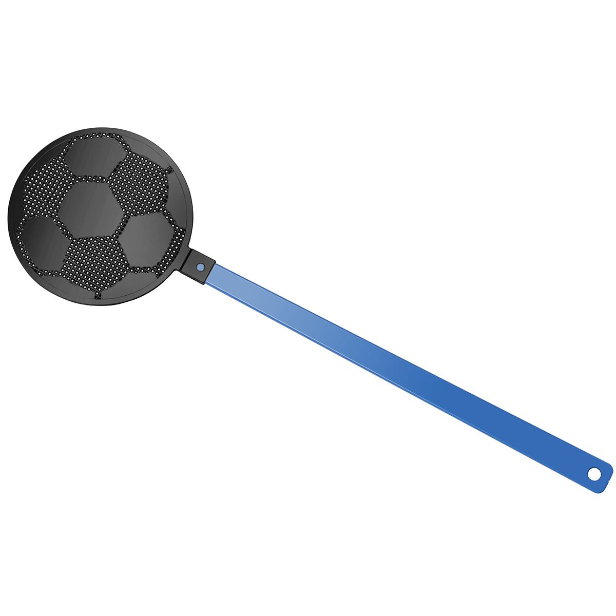 Griff blau, Klatsche schwarz