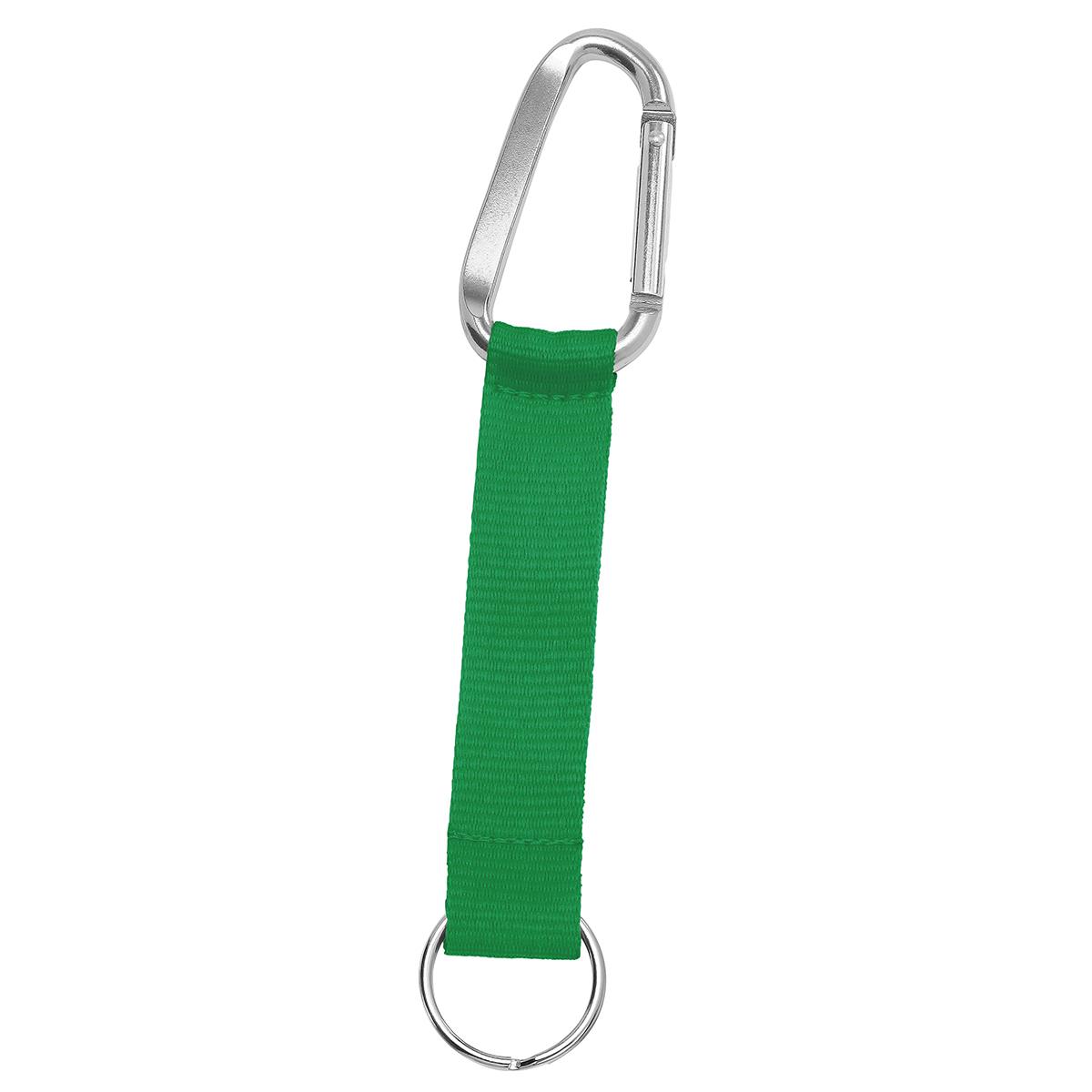 Grundfarbe Smaragdgrün (ca. Pantone 348C), Karabiner silber