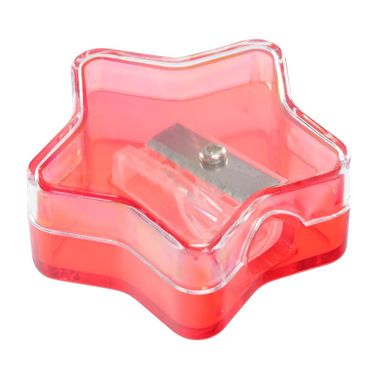 Unterteil rot-transparent, Oberteil glasklar
