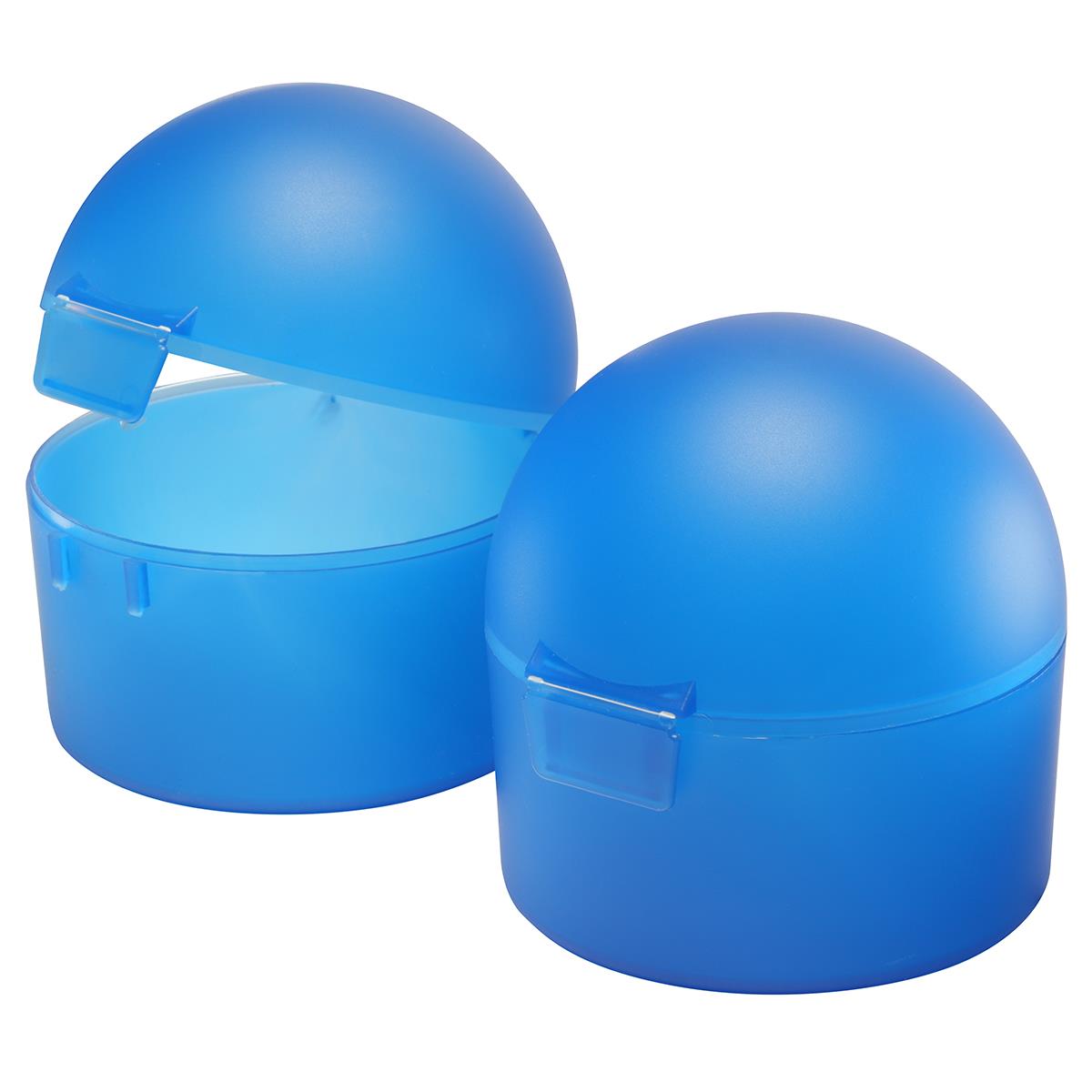 Grundfarbe gefrostet blau