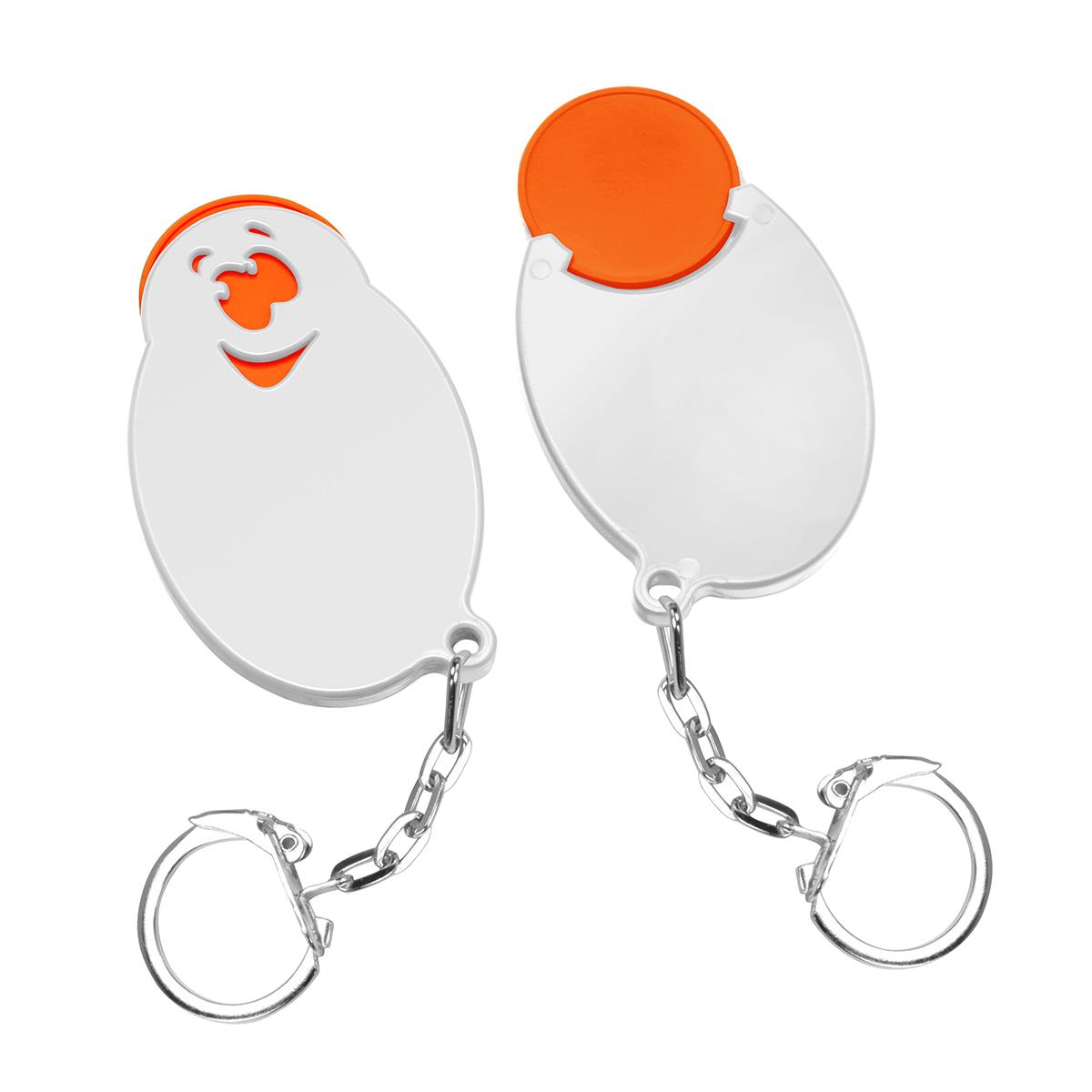 Chip orange, Chiphalter weiß
