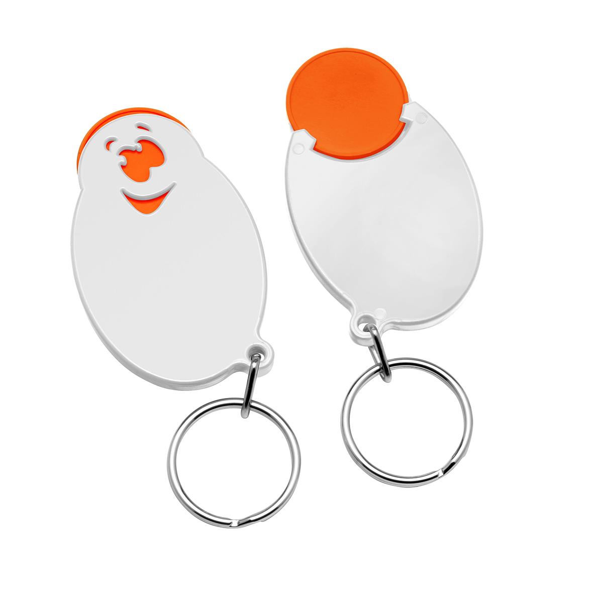 Chip orange, Chiphalter weiß