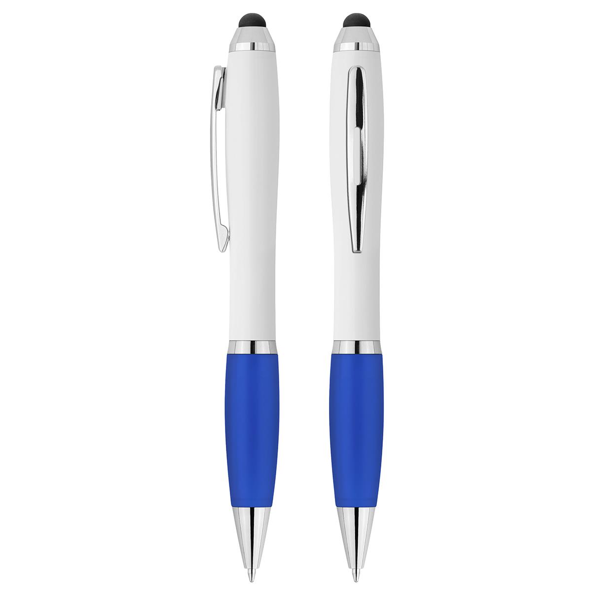 Grundfarbe weiß, Zusatzfarbe blau