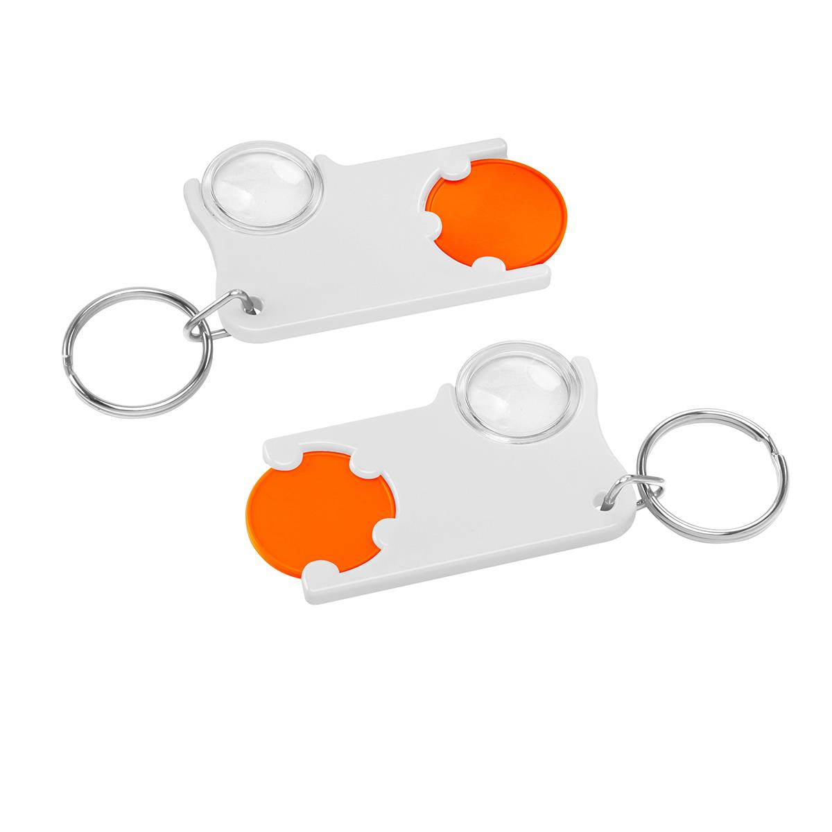 Chip orange, Chiphalter weiß