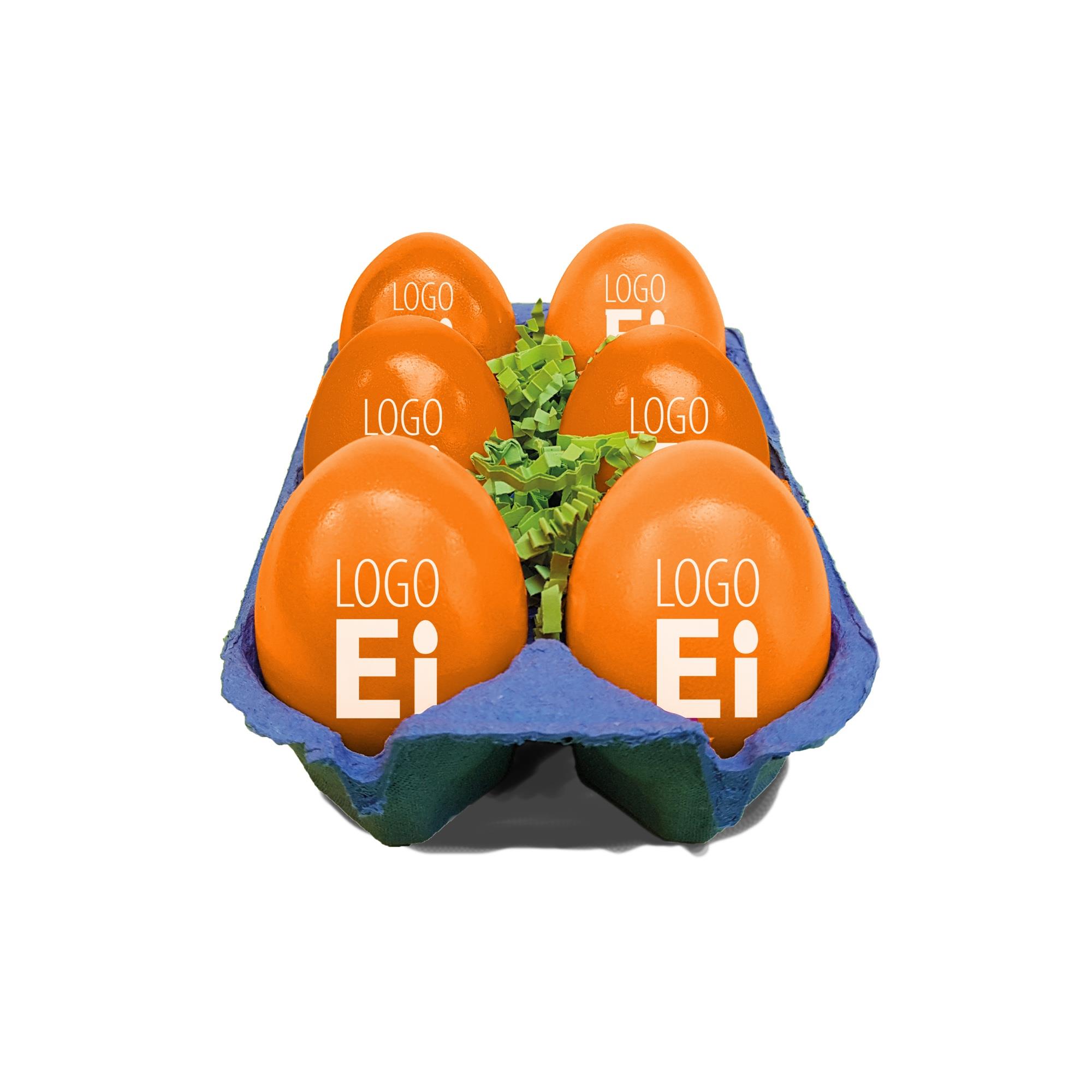 LogoEi 6er-Box - Blau - Orange