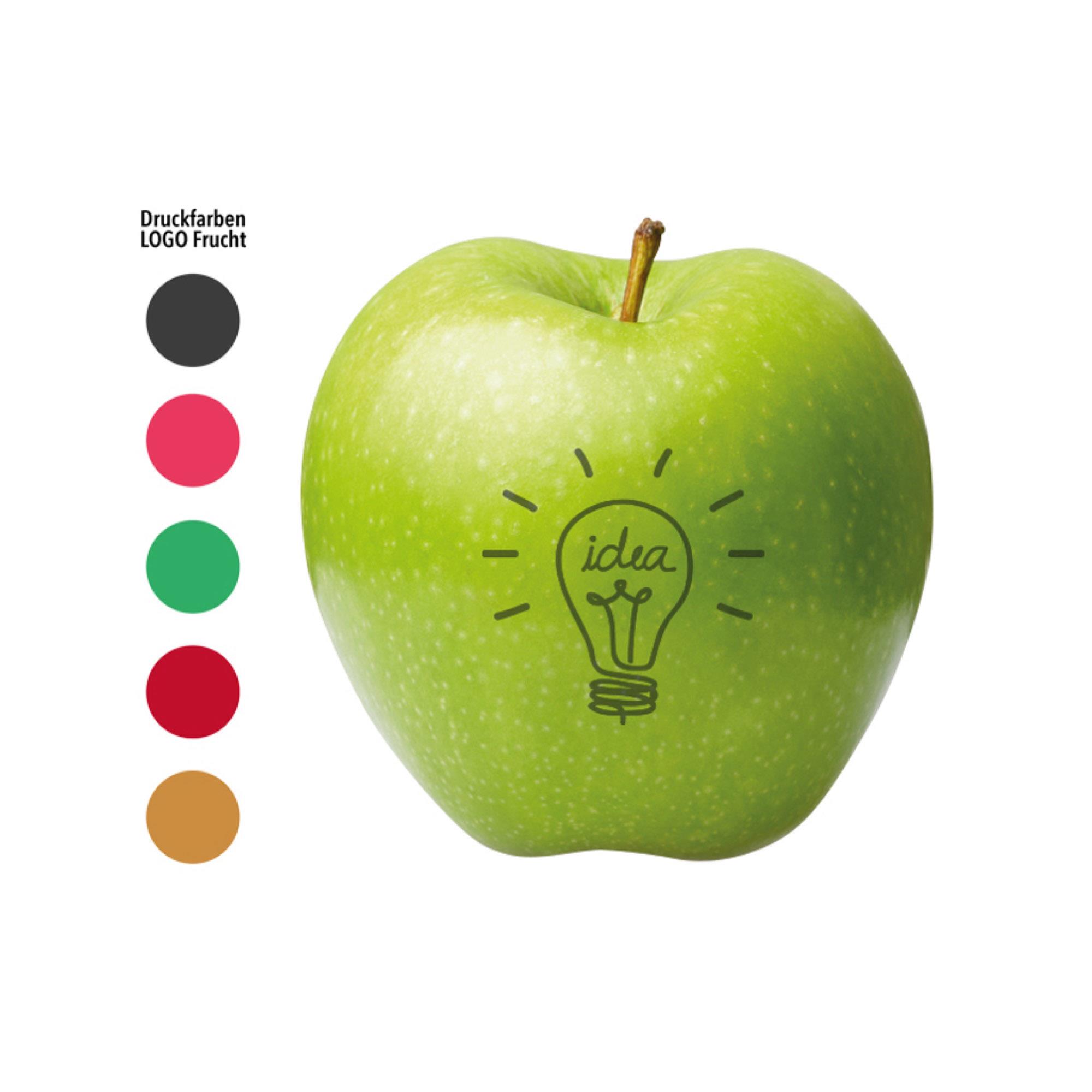 LogoFrucht Apfel ´Brainstorming´ grün