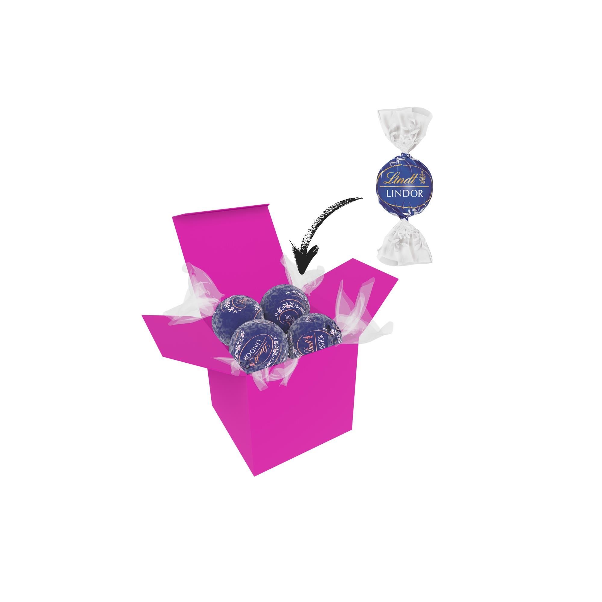 Color Lindor Box - Pink - Feinherb