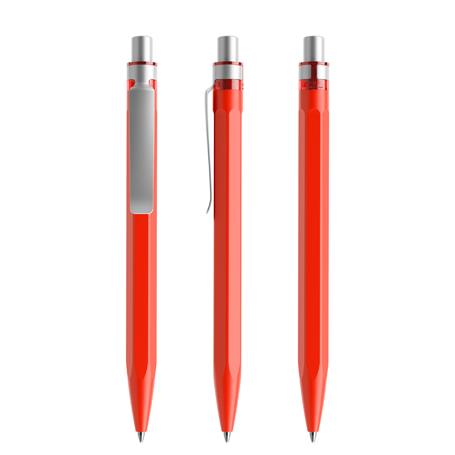 Red-Silver satin finish