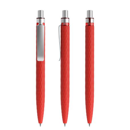 Red-Silver satin finish