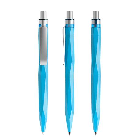 Cyan Blue-Silver satin finish