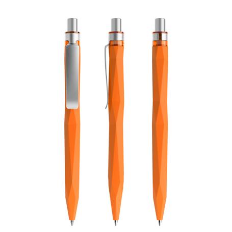 Orange-Silver satin finish
