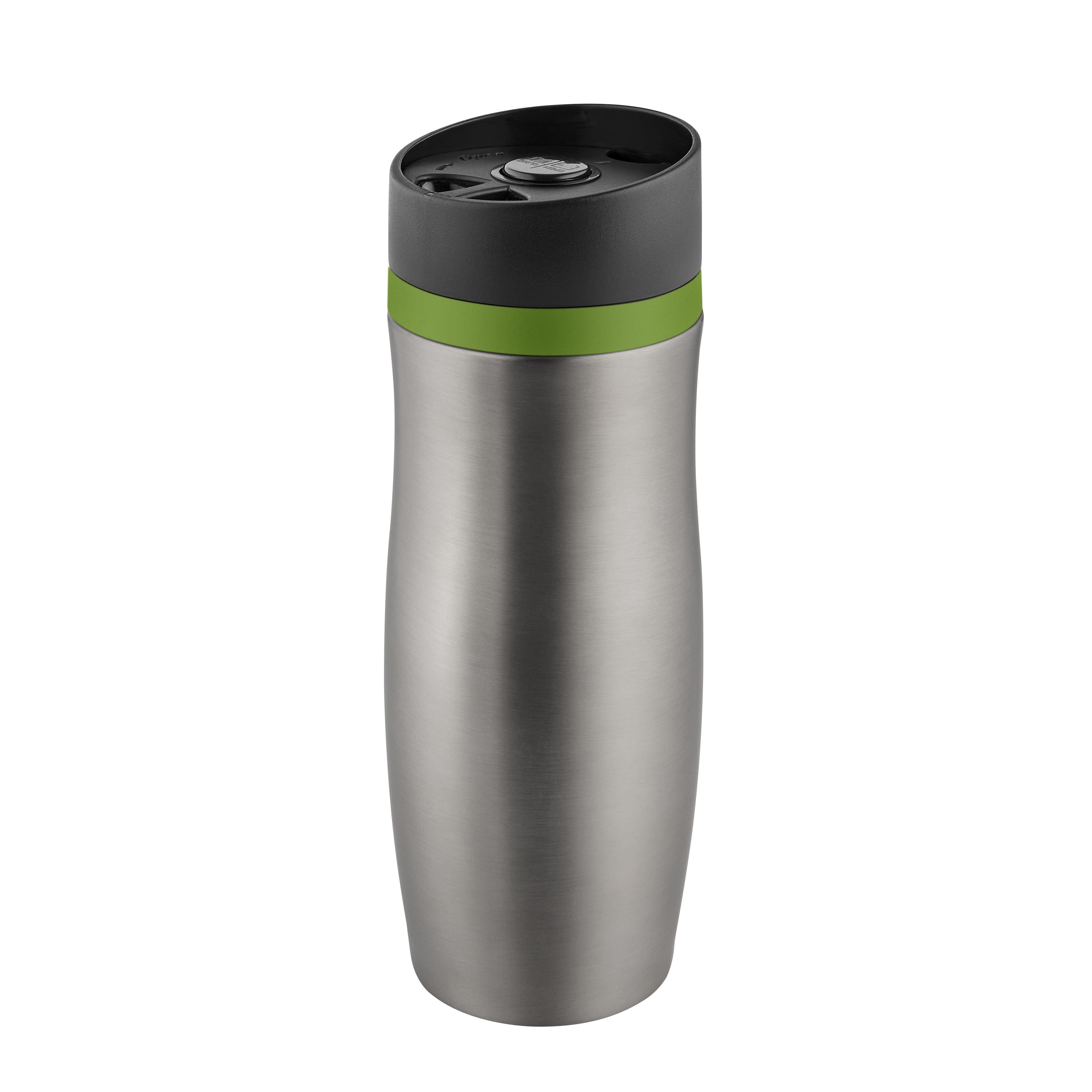 Metmaxx®Thermobecher ´CremaExtensaProtect“ titan/Ring grün