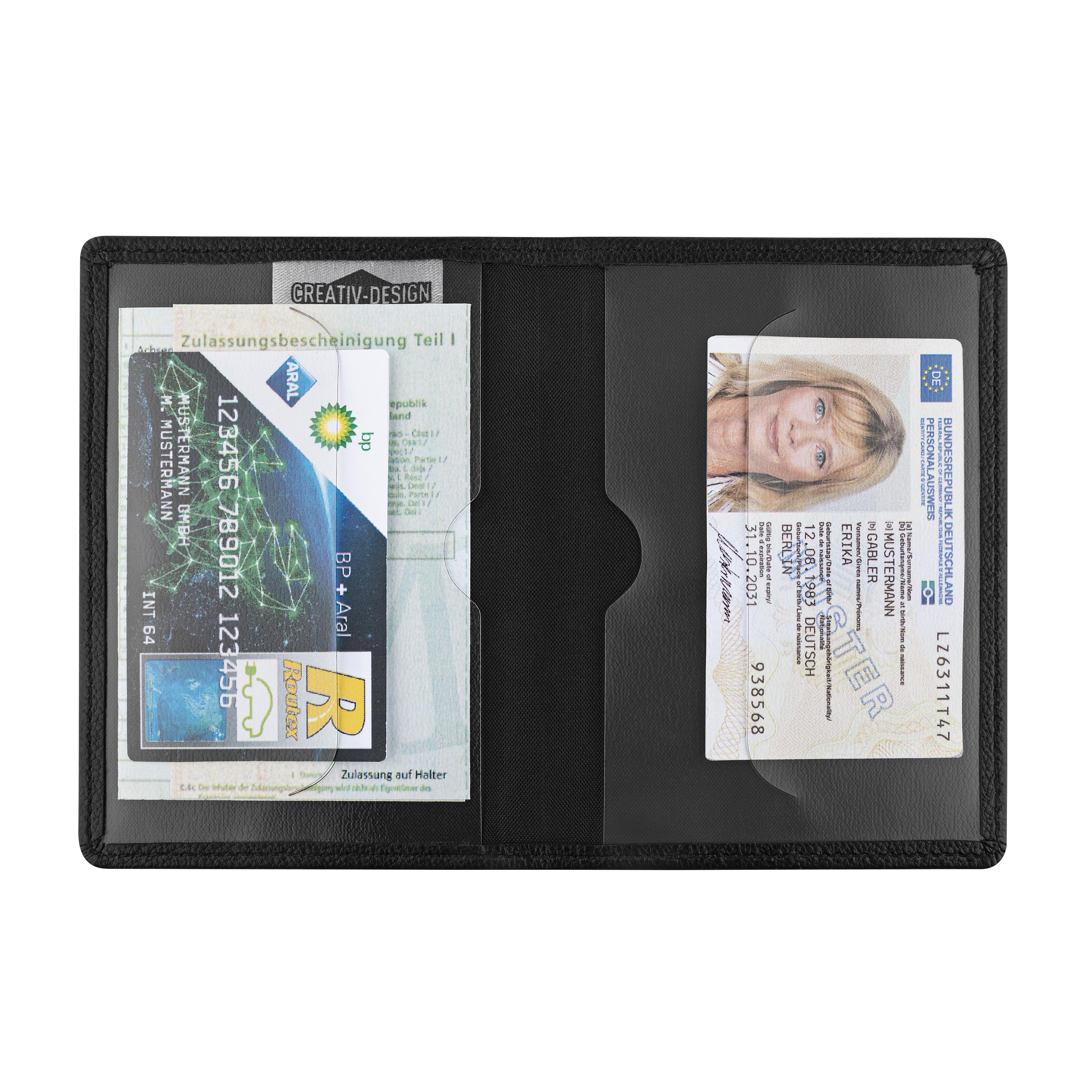 Blackmaxx® Kunstleder Führerscheintasche ´GoMobility+´