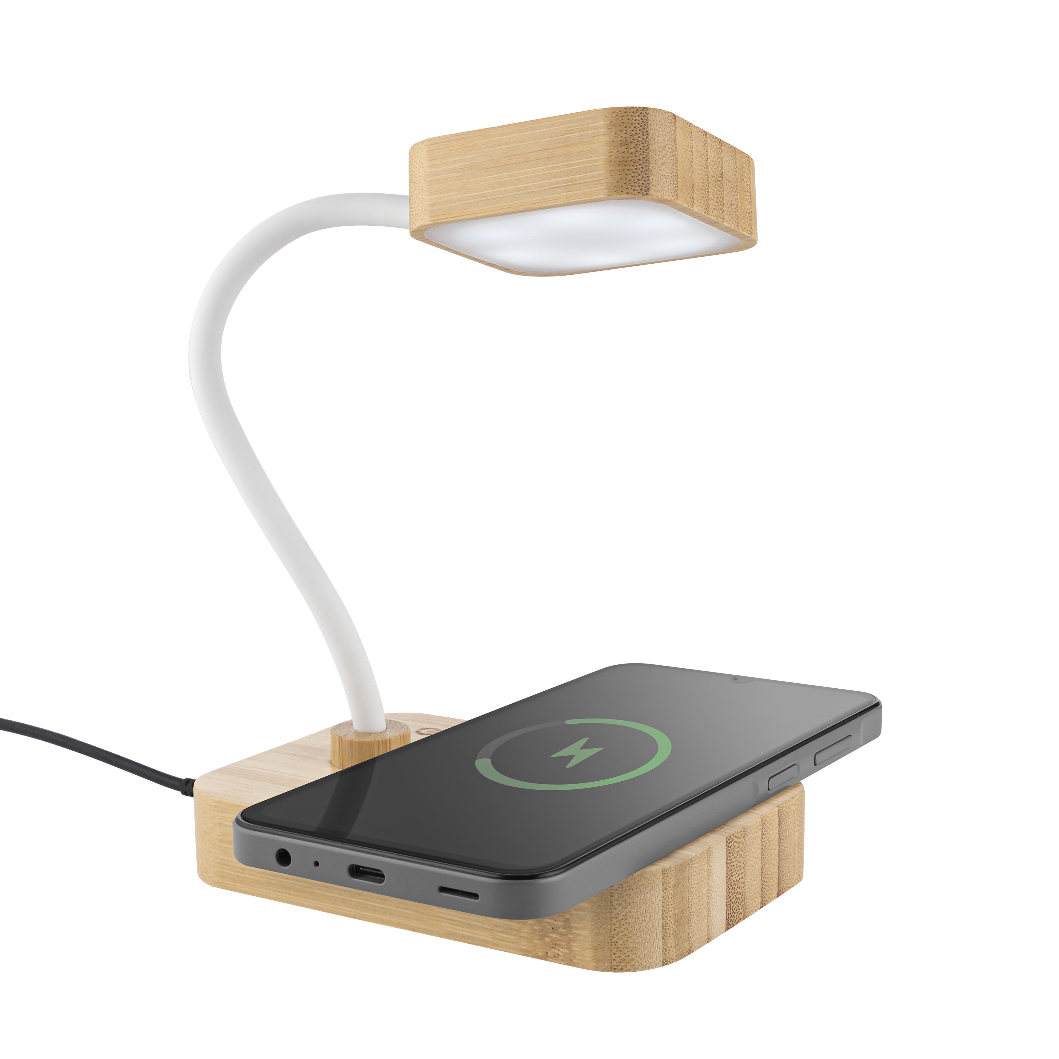 Metmaxx® Tisch- & Ladeleuchte ´LumiBamboo´