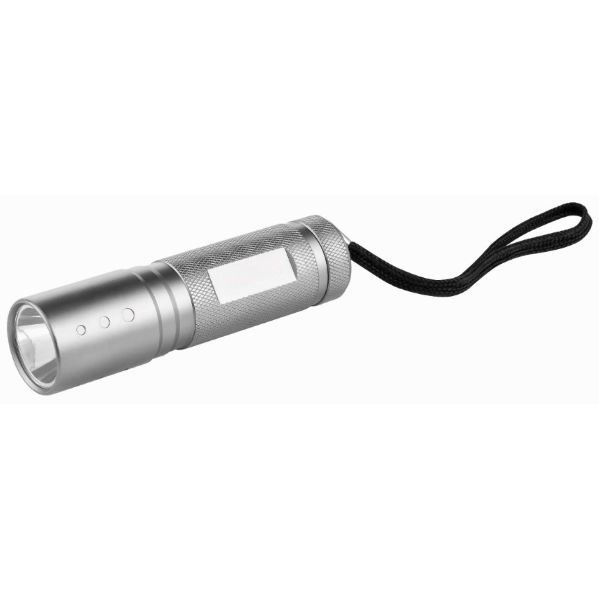 Metmaxx® LED MegaBeam Taschenlampe ´Safe2GoCompact´ titan