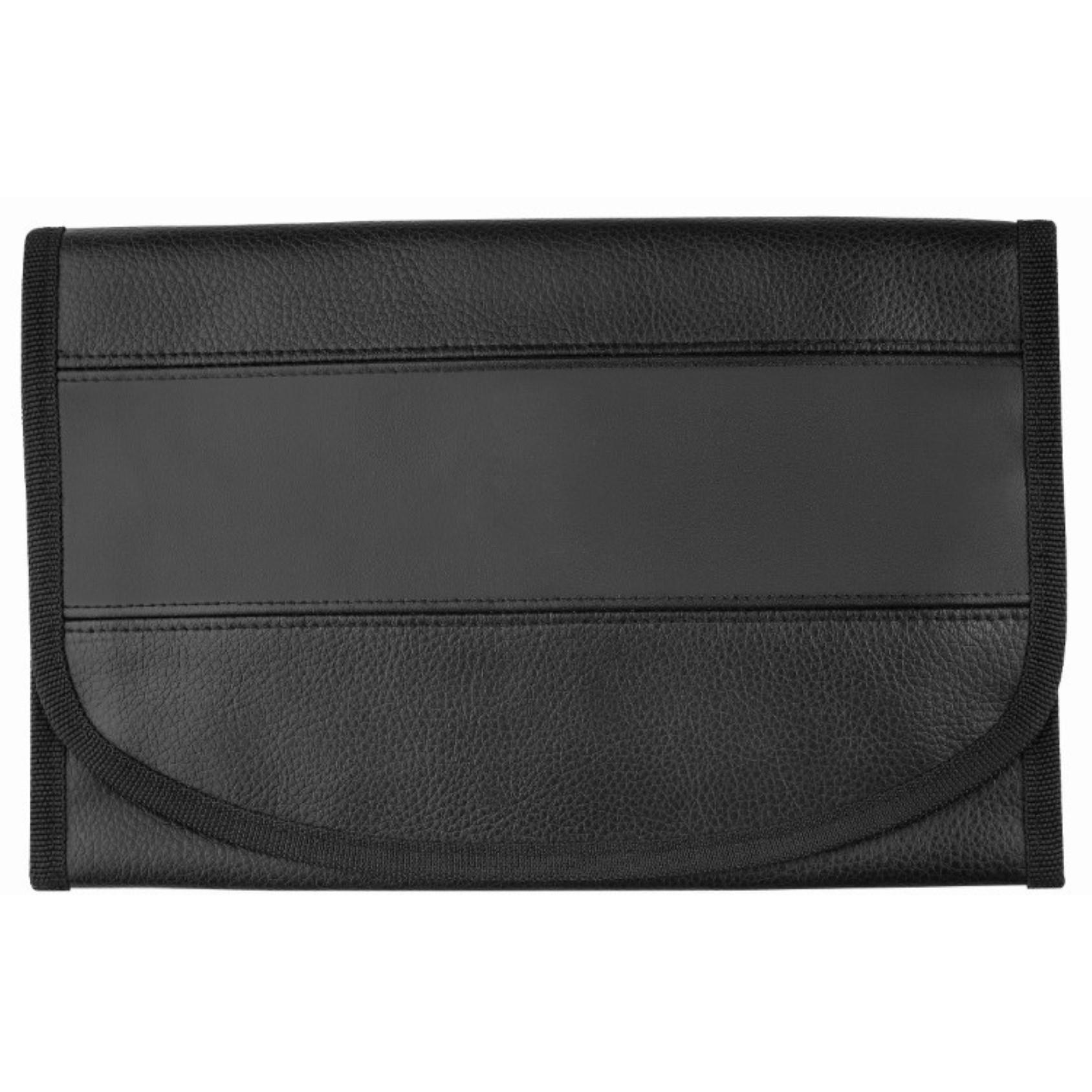 CreativDesign® Wagenpapiertasche ´LookPlus´ schwarz/schwarz