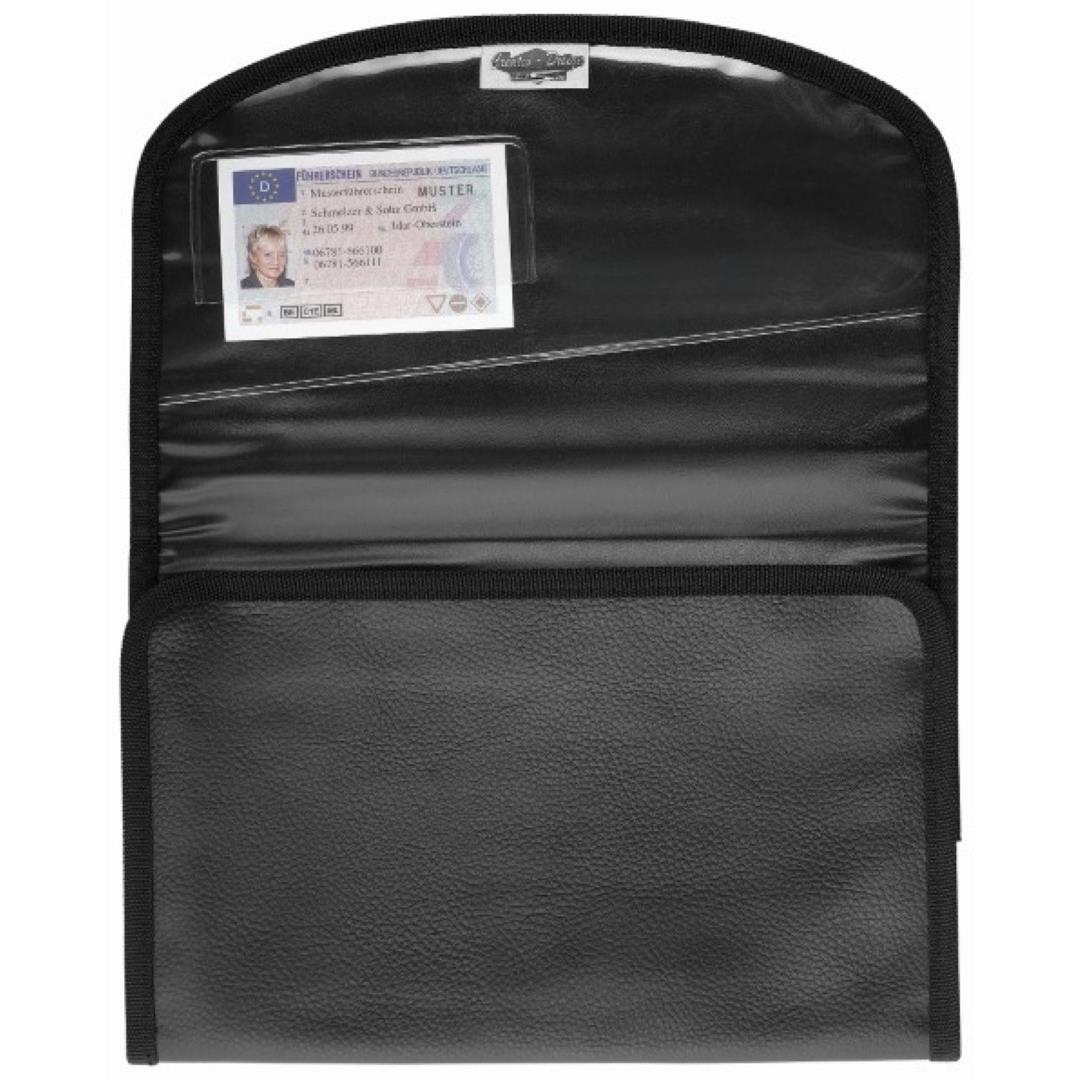 CreativDesign® Wagenpapiertasche ´LookPlus´ schwarz/schwarz