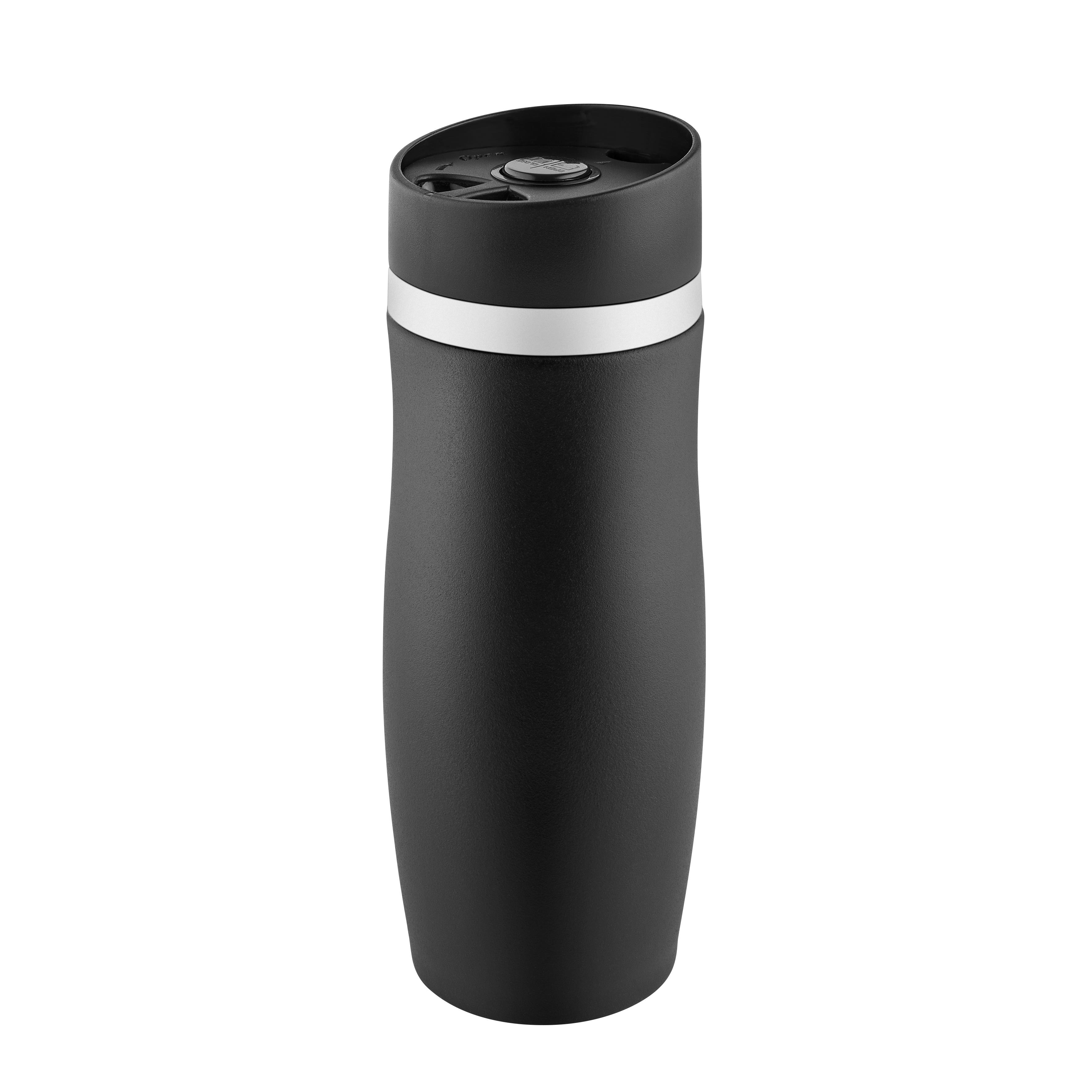 Metmaxx® Thermobecher ´CremaExtensaNero´ schwarz/Ring weiß