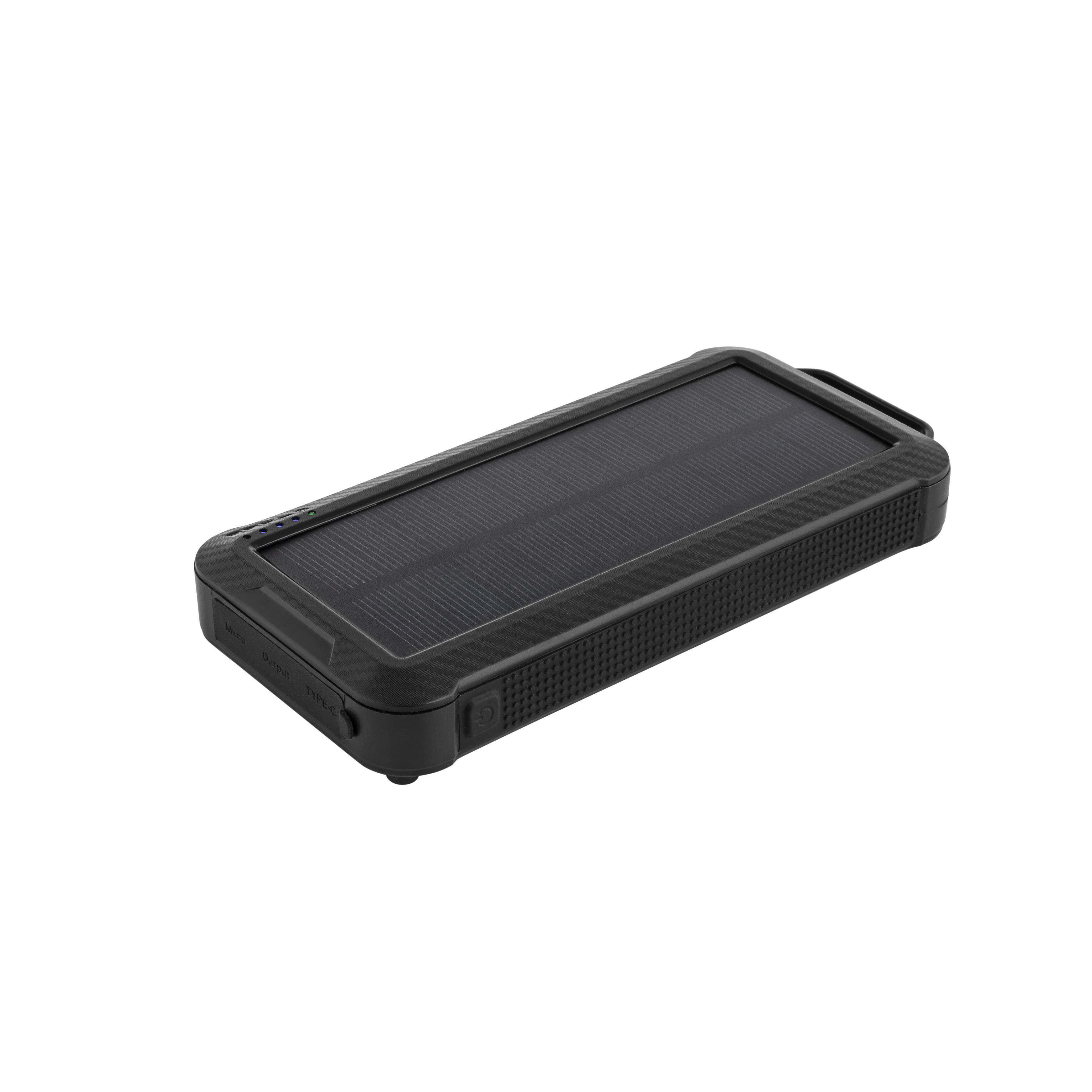 Metmaxx® Solar Powerbank „SolarBank10ProInduction“ schwarz