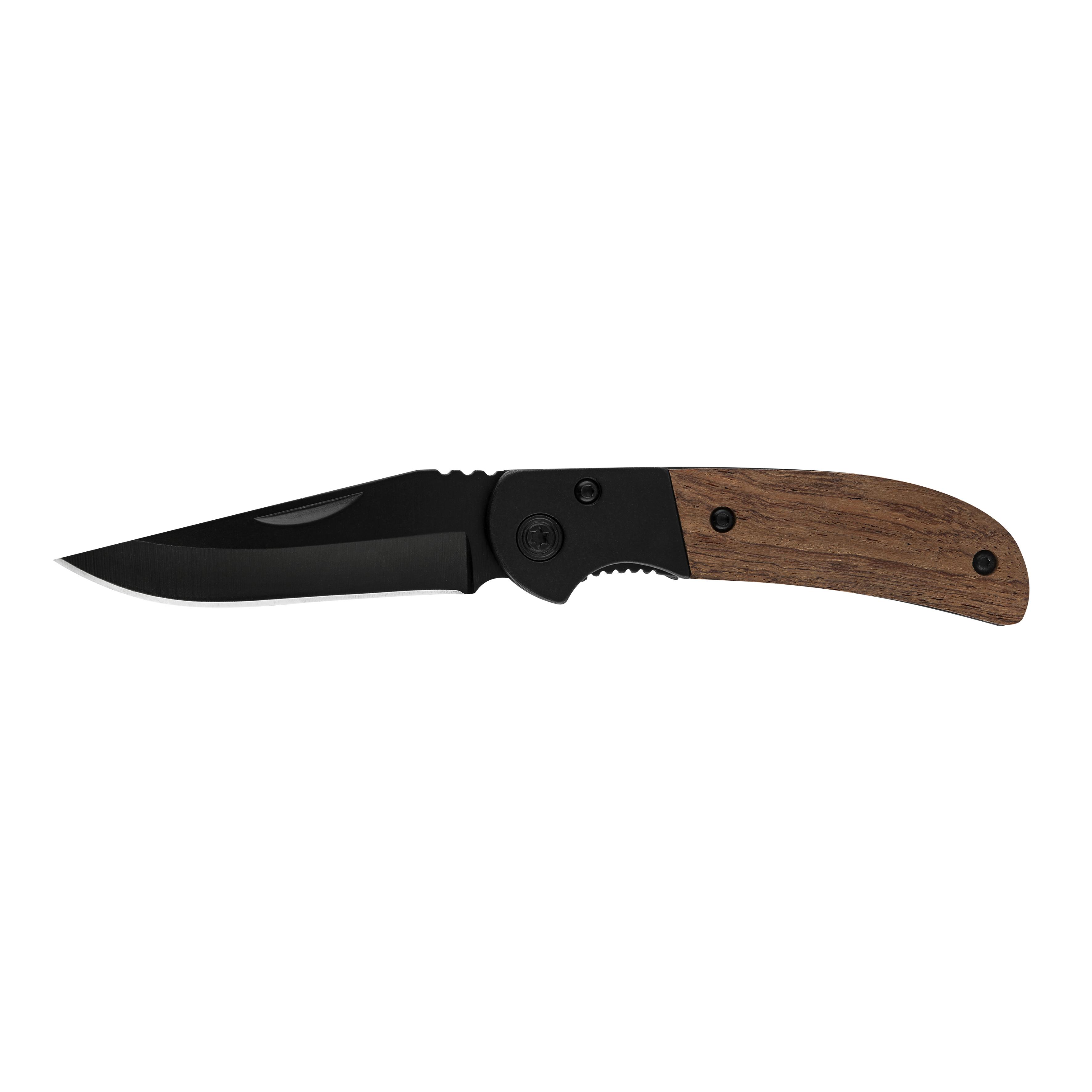 Metmaxx® Taschenmesser ´Black&WoodCompakt´ schwarz