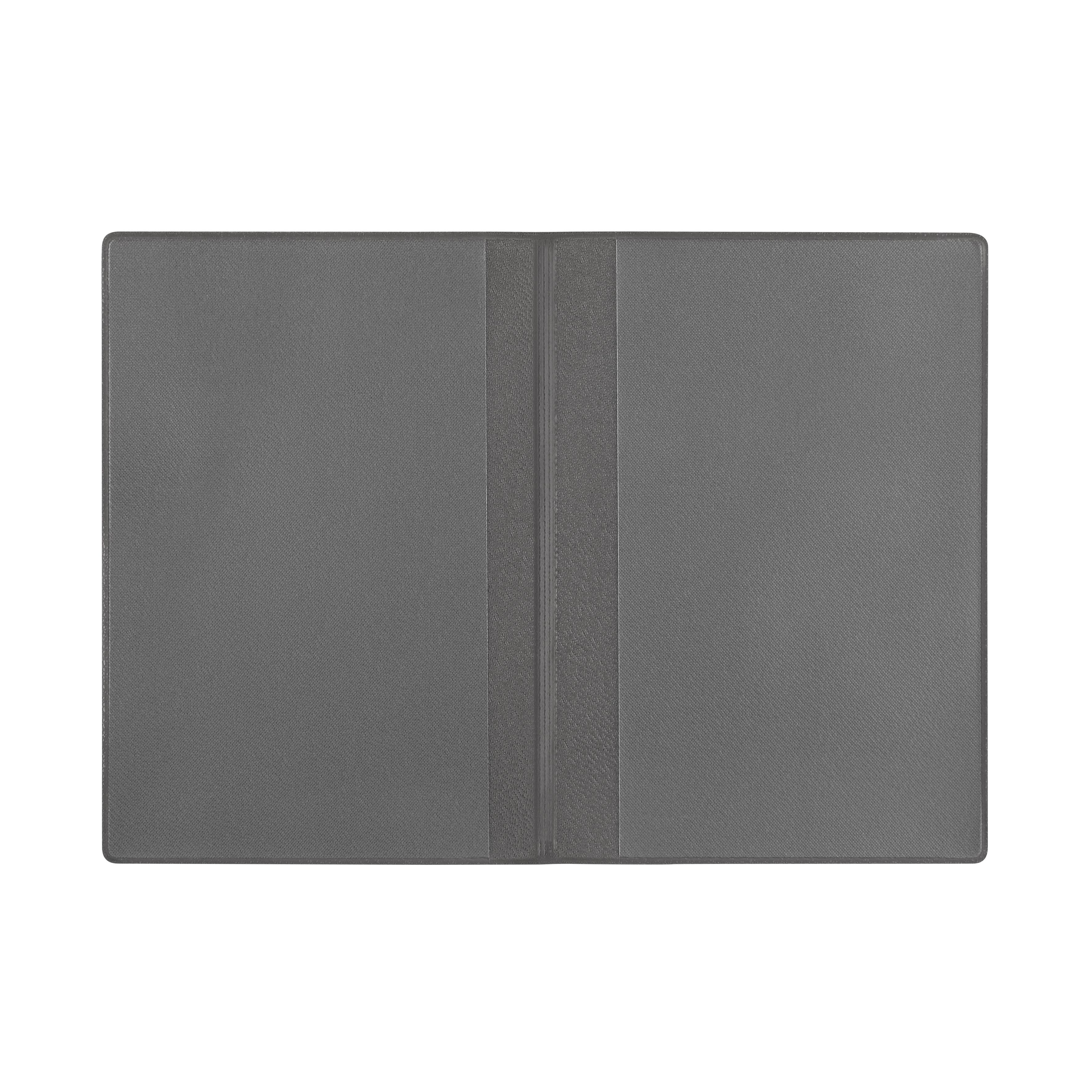 CreativDesign® Ausweistasche ´2-fach´ Velours grau neu