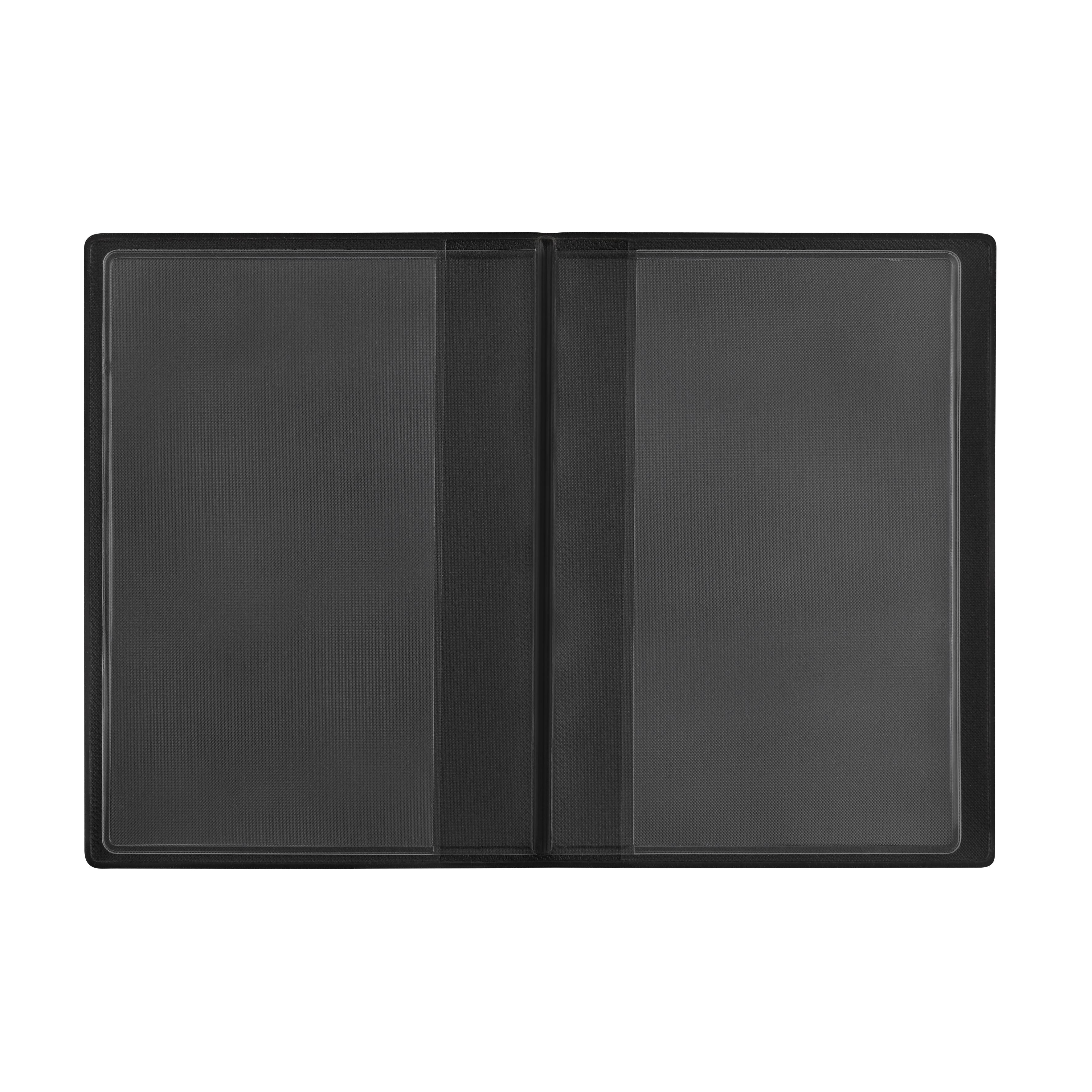 CreativDesign® Ausweistasche ´4-fach´ Velours schwarz