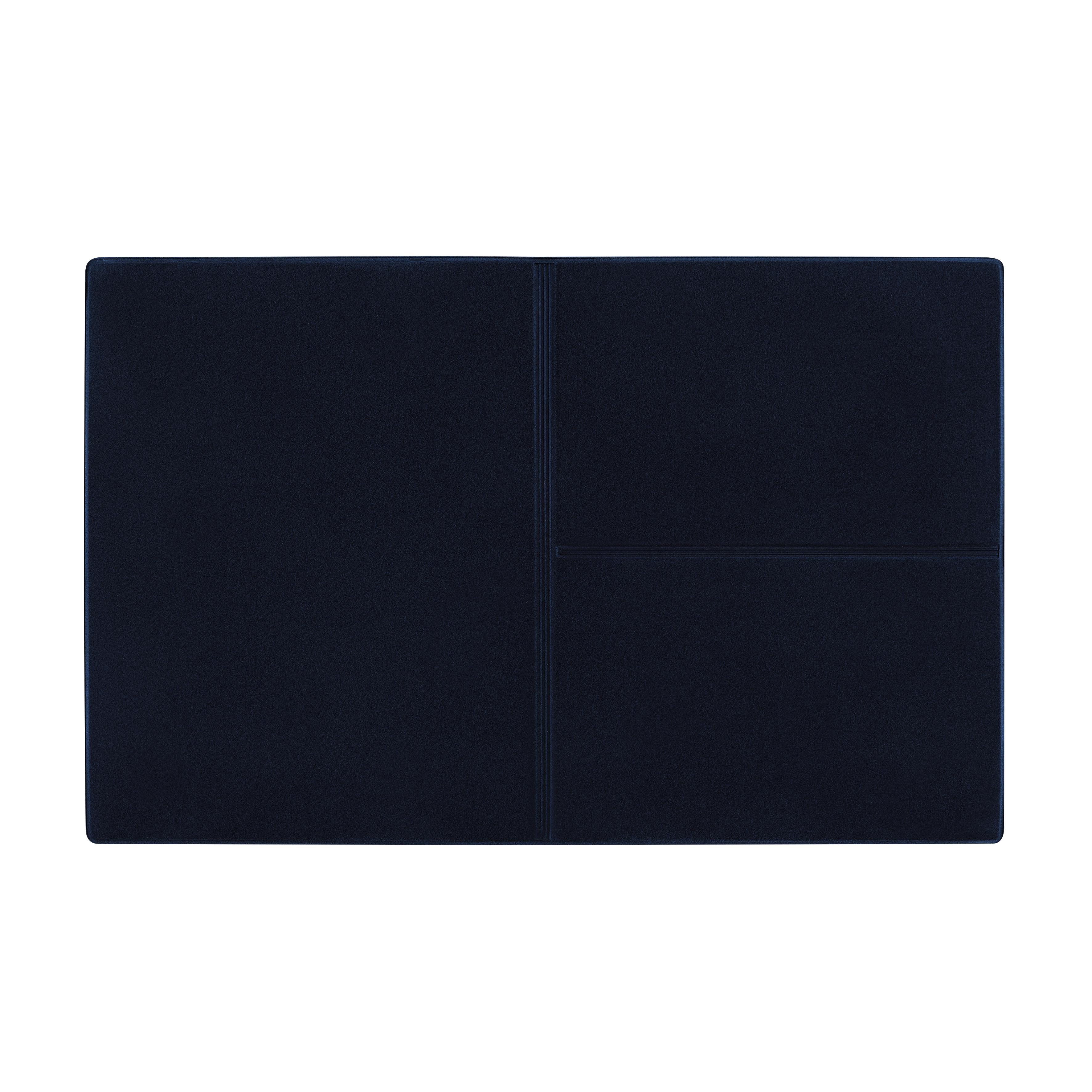 CreativDesign® Ausweistasche ´Euro´ Veloursfolie blau