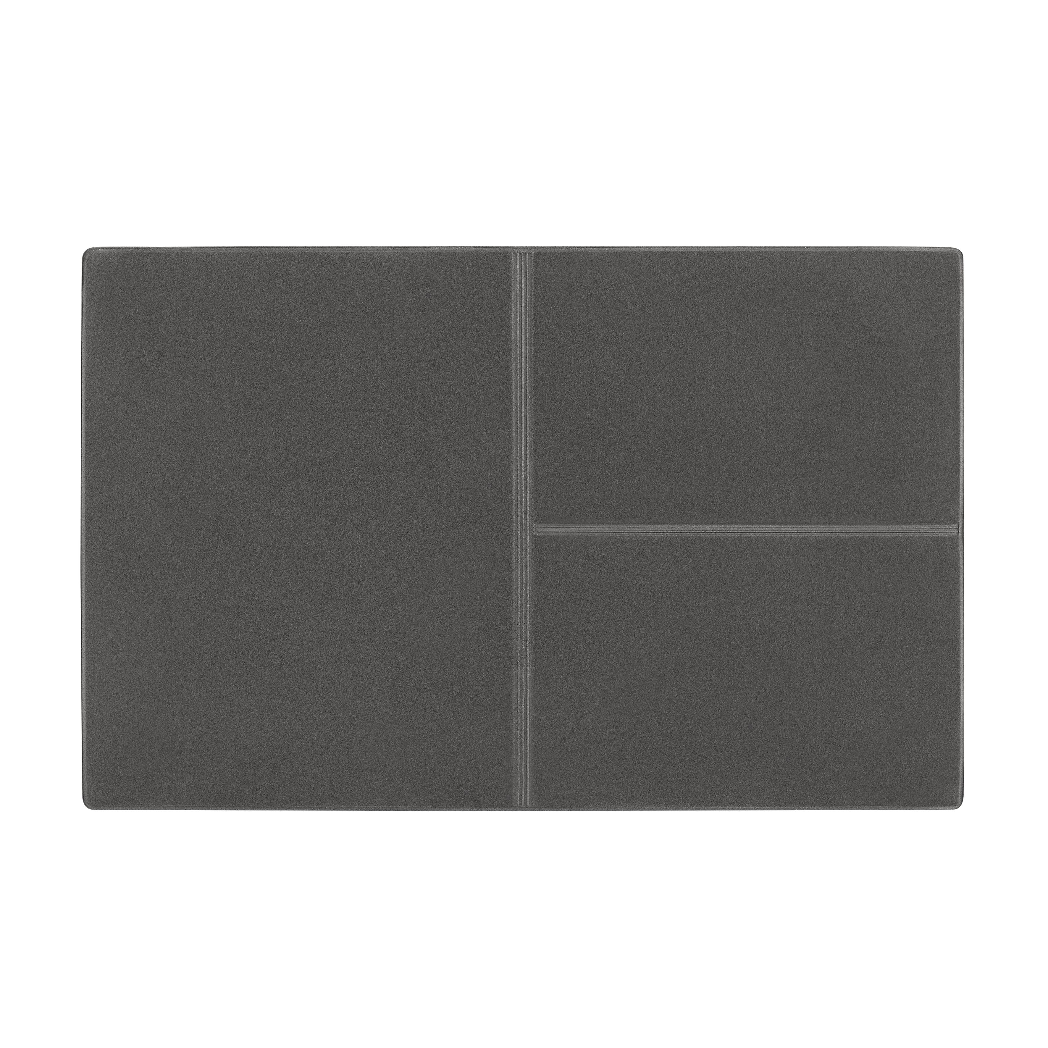 CreativDesign® Ausweistasche ´Euro´ Veloursfolie grau  mit Einschub