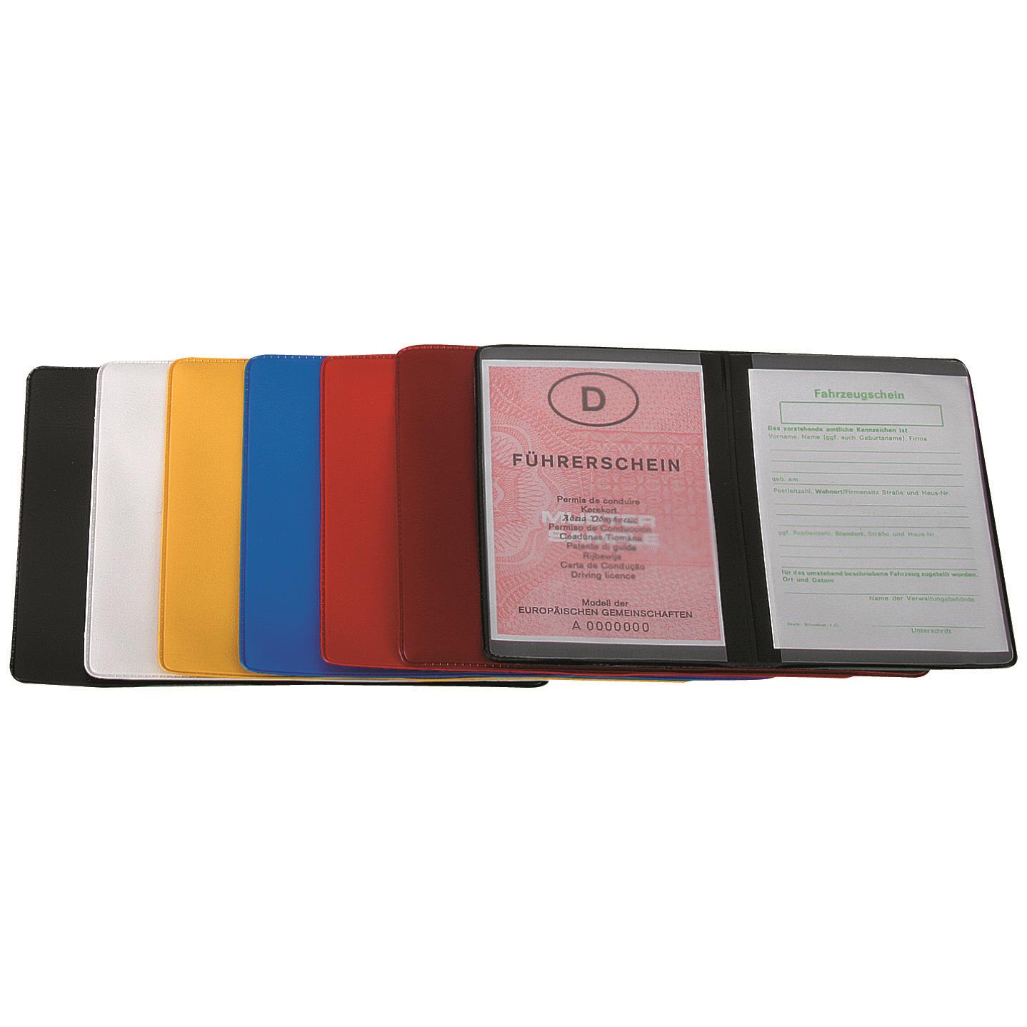 CreativDesign® Ausweistasche ´2-fach´ Normalfolie weiß