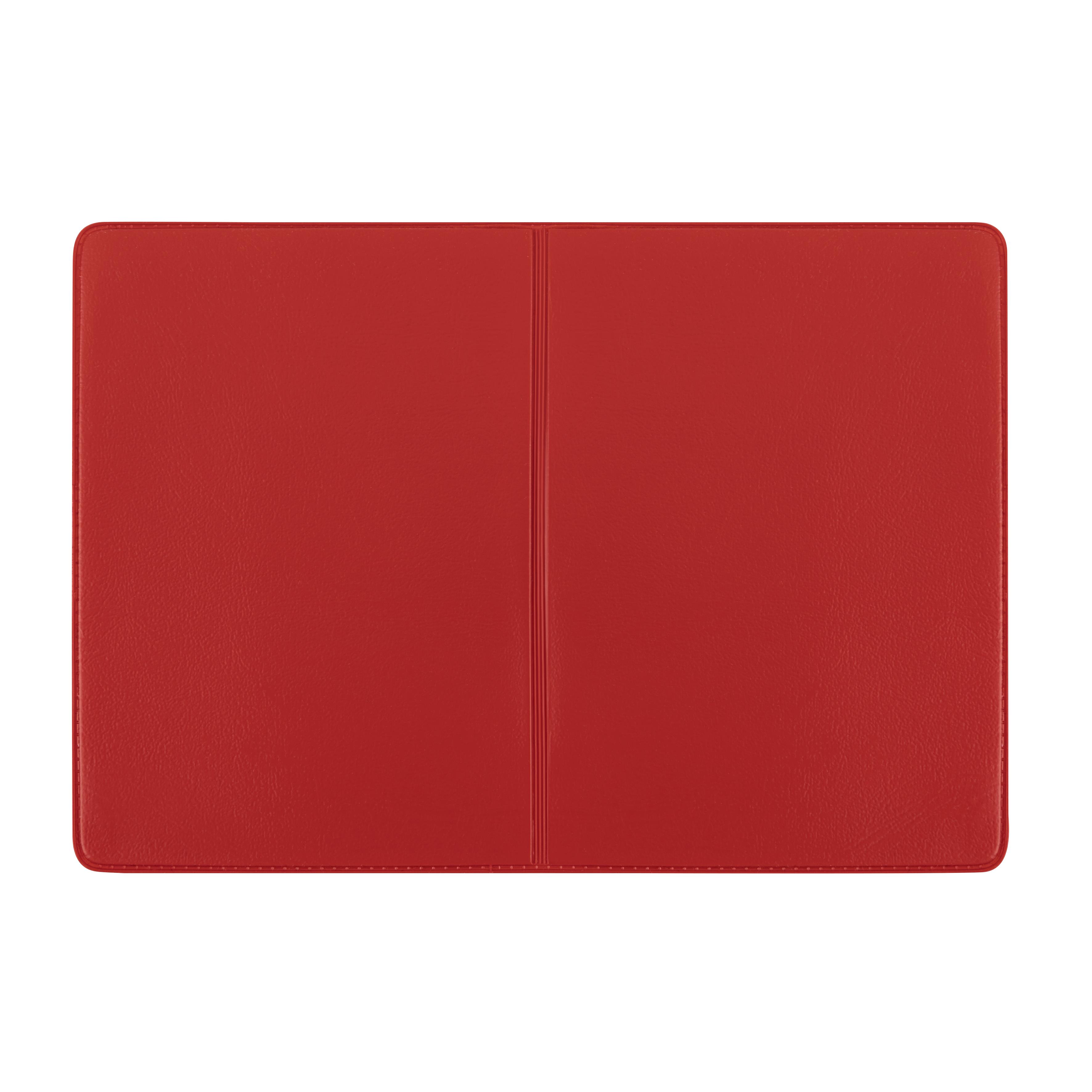 CreativDesign® Ausweistasche ´2-fach´ Normalfolie rot