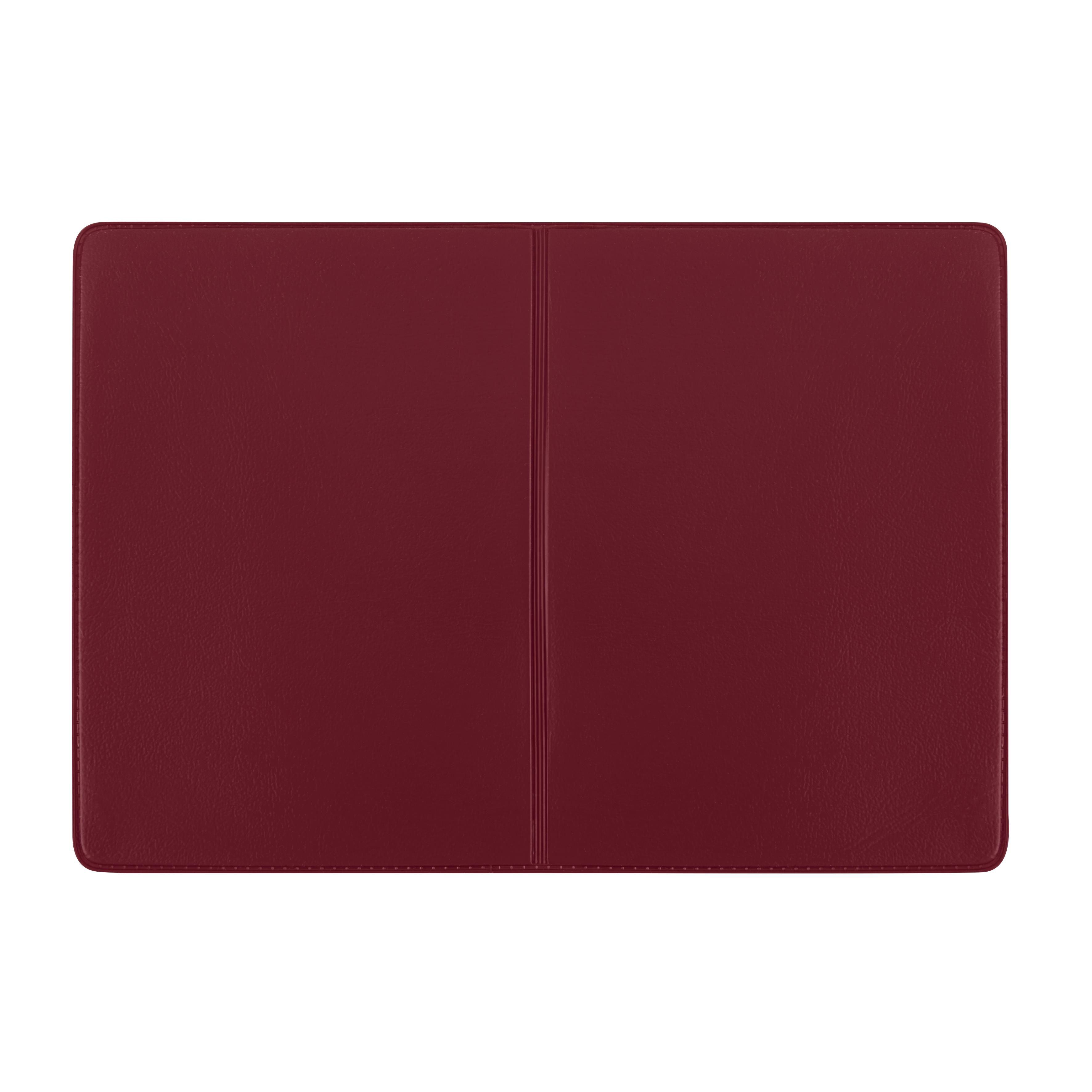 CreativDesign® Ausweistasche ´5-fach´ Normalfolie bordeaux