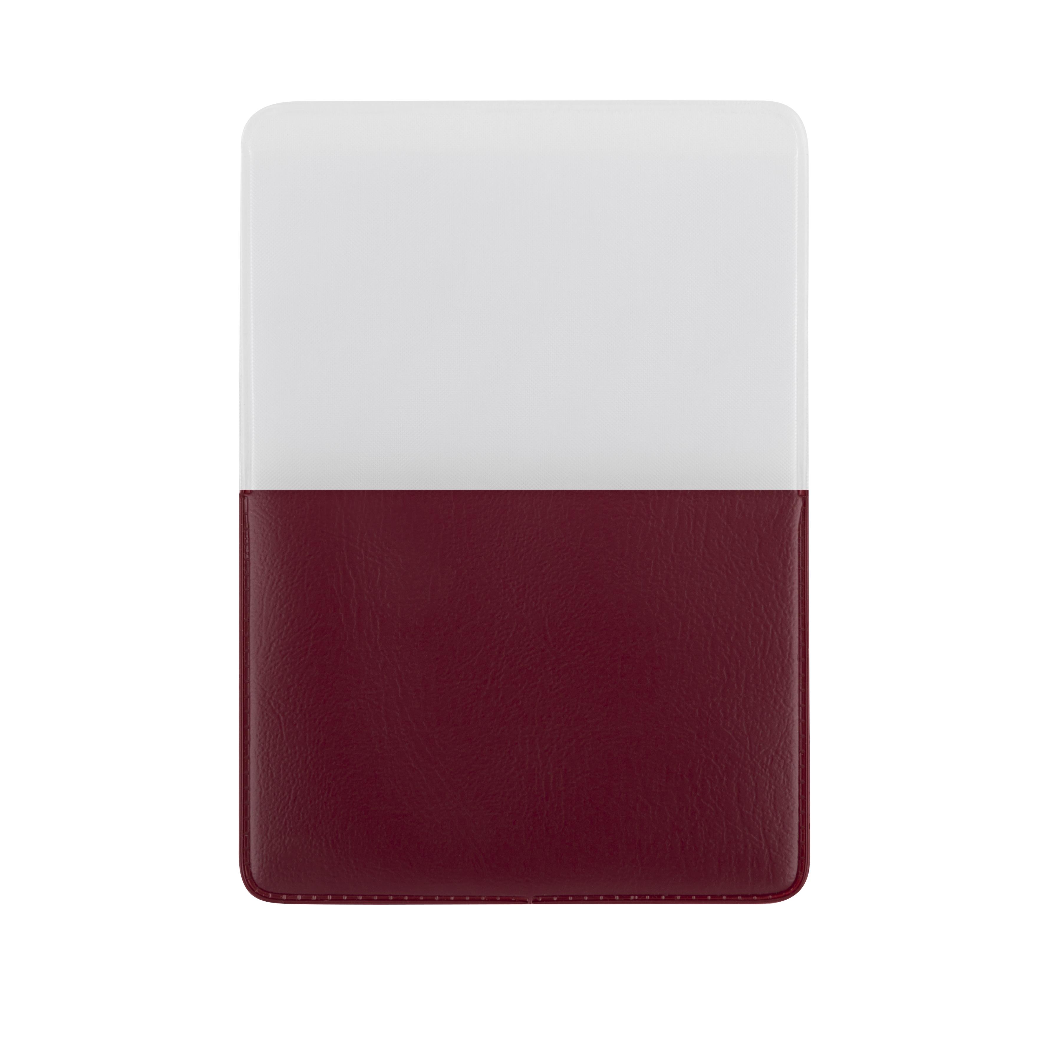 CreativDesign® KFZ-Scheinhülle ´Steck!´ Normalfolie bordeaux