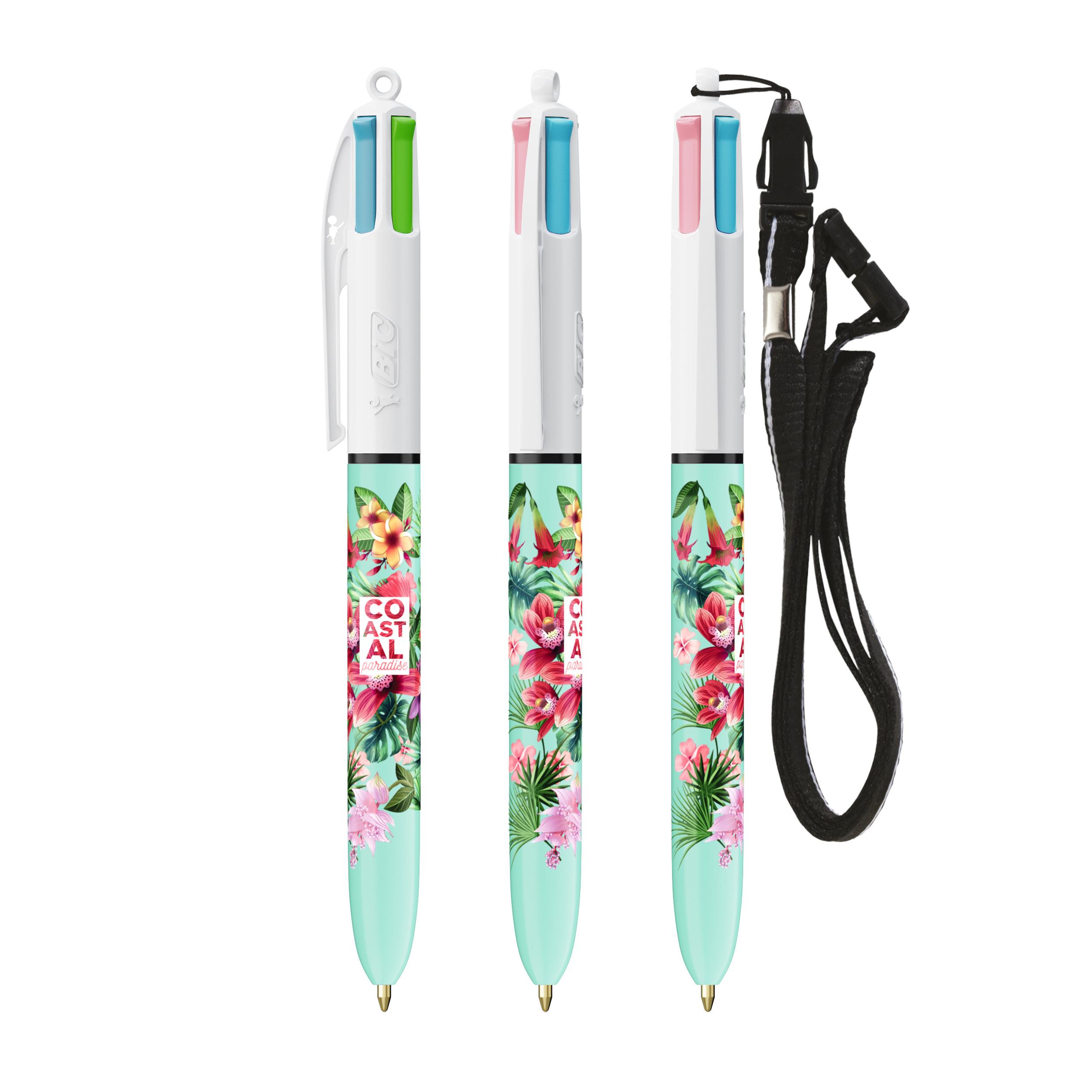 BIC® 4 Colours® Fashion with Lanyard ballpen