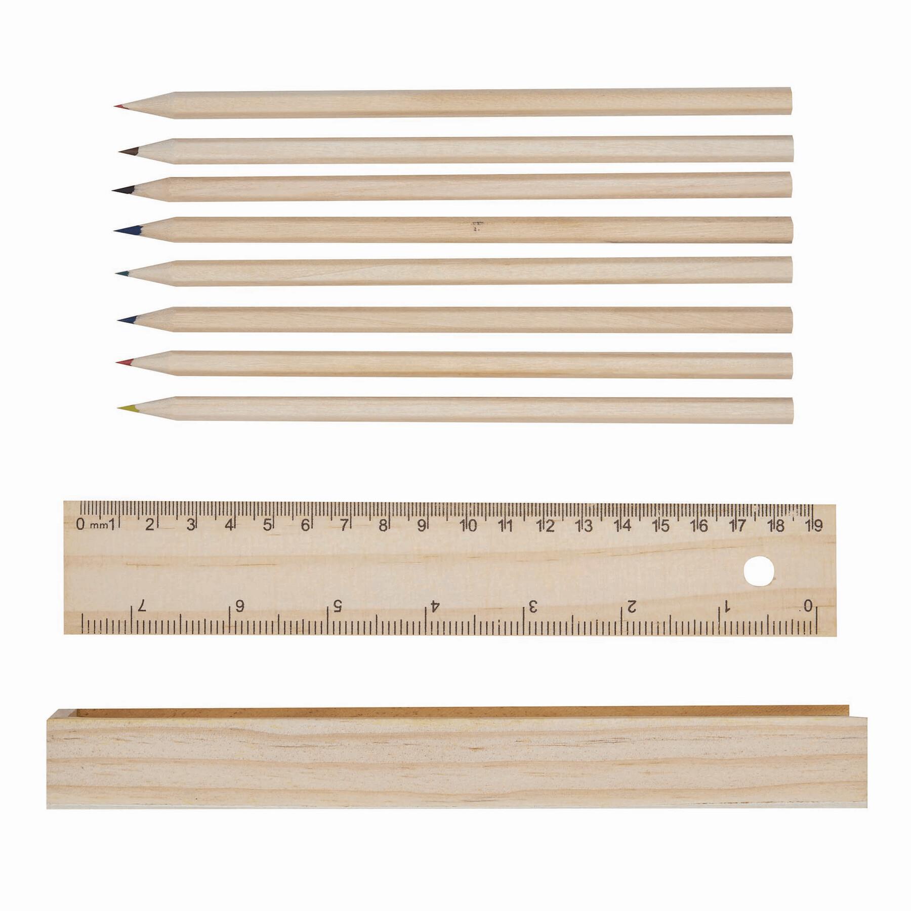 STRAIGHT - Naturholz-Buntstifte