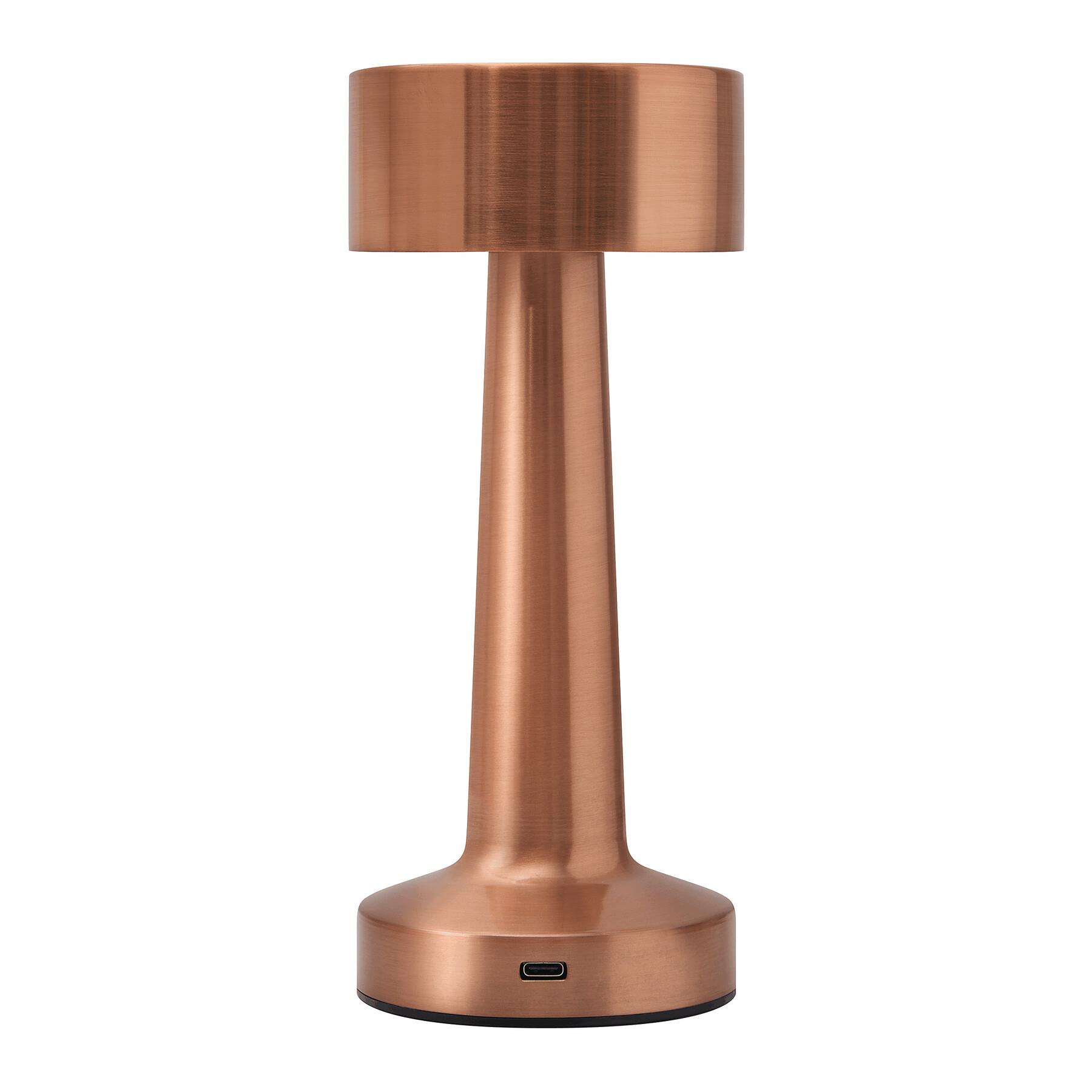 MUSHROOM - Edelstahl-Tischlampe