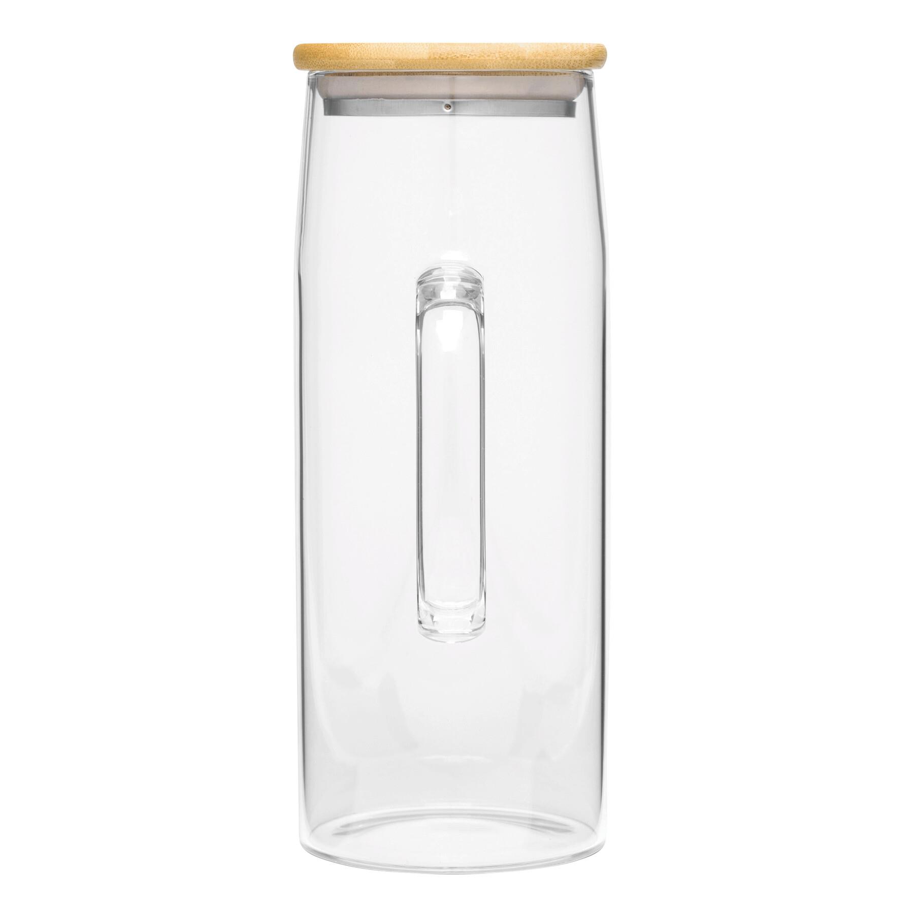 BAMBOO PITCHER - Glas-Karaffe
