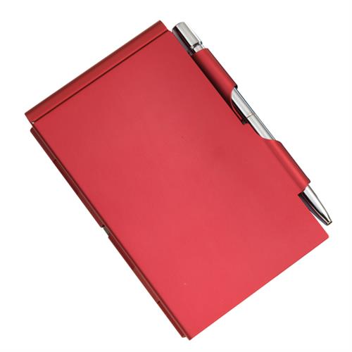 Notizblock mit Stift MEMO (rot)