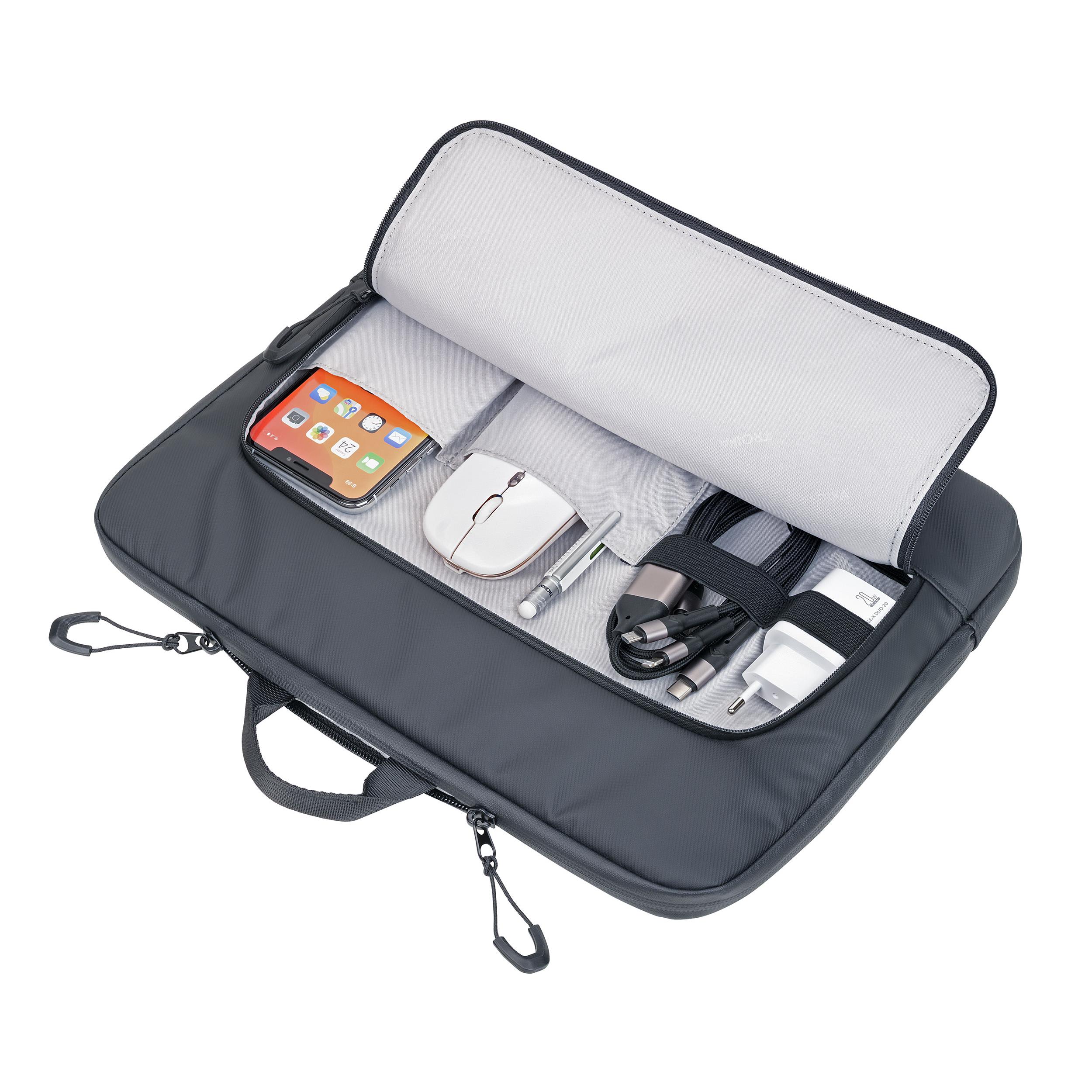 TROIKA Laptoptasche TROIKA BLACK BUSINESS CARRY 2