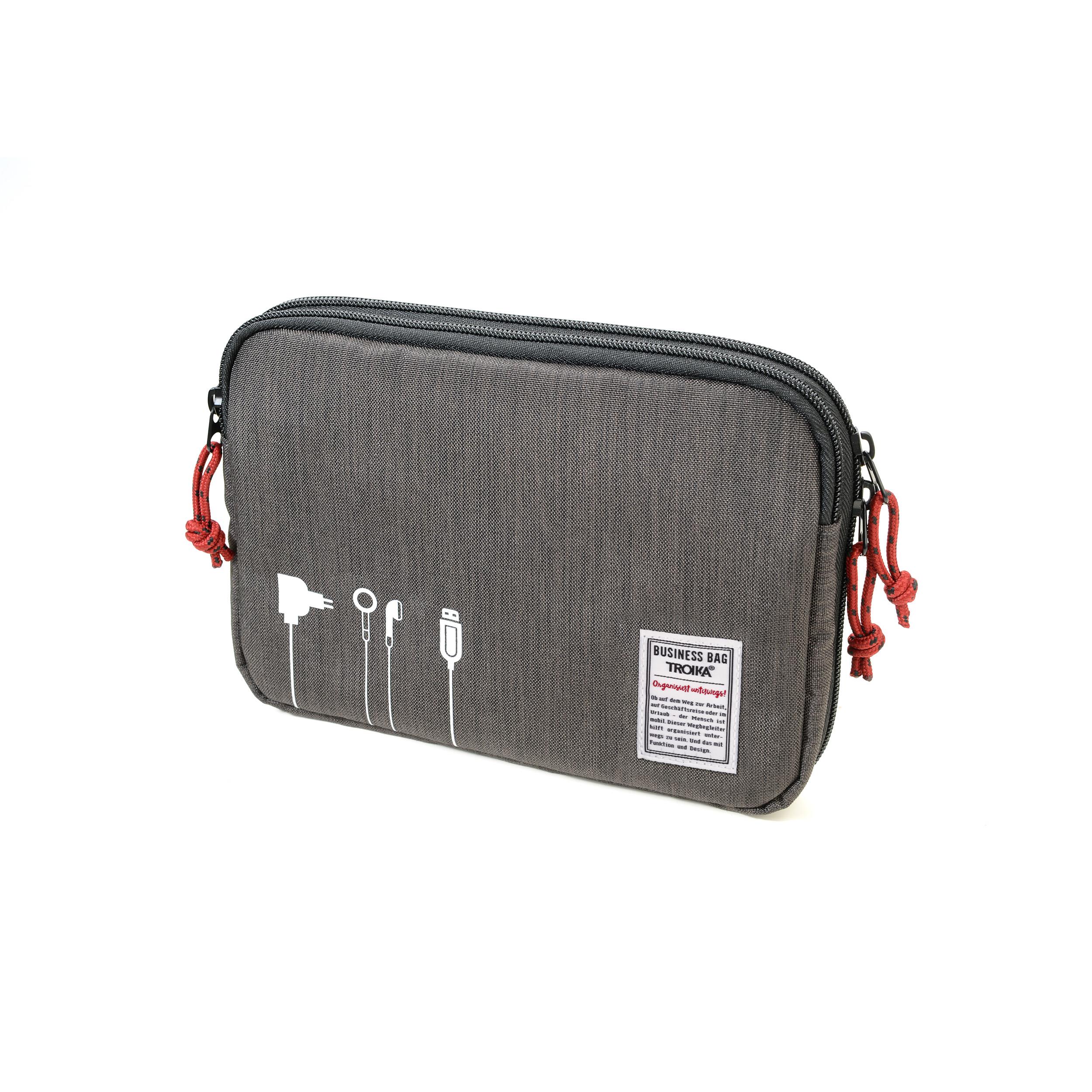 TROIKA Kabeltasche BUSINESS TECH POUCH 2